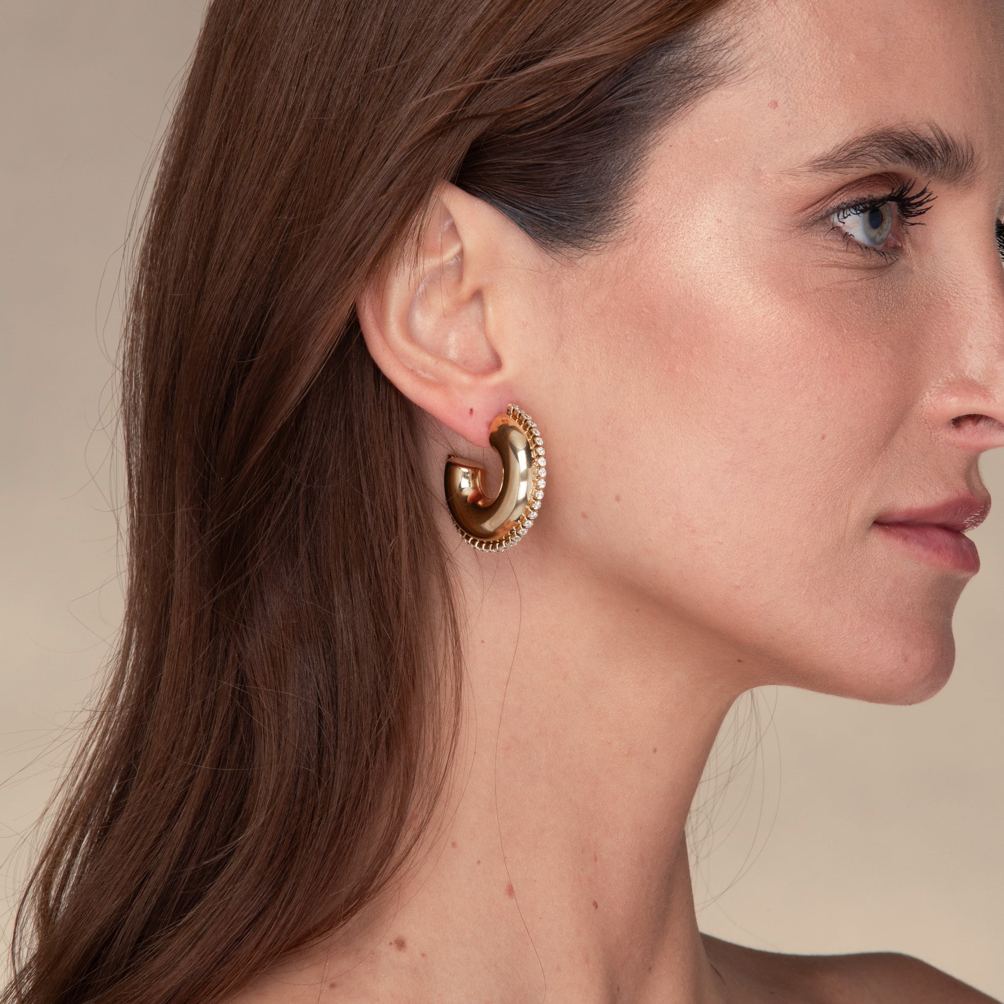 Emery Statement Hoop Earrings - Camile & Stone