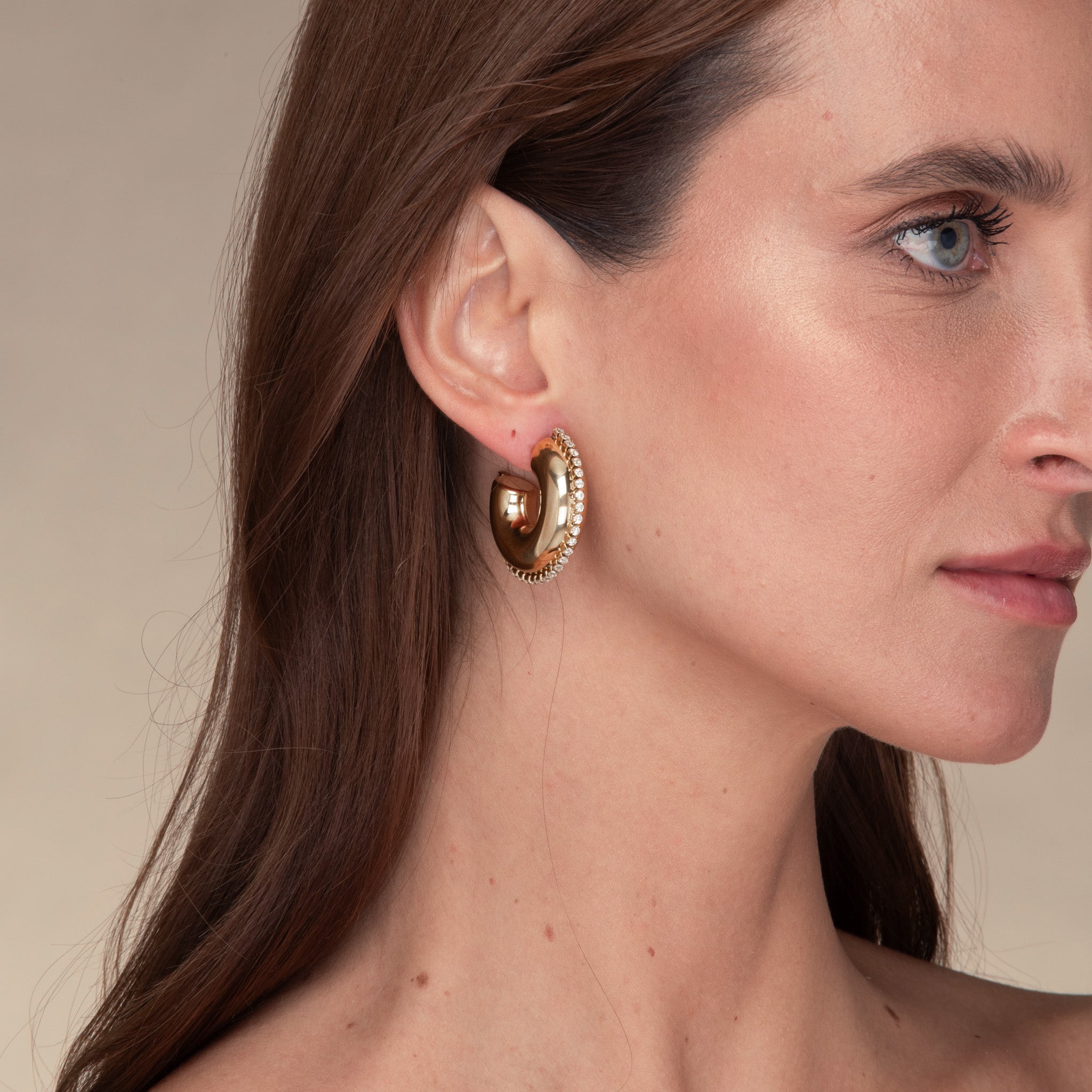 Emery Statement Hoop Earrings - Camile & Stone