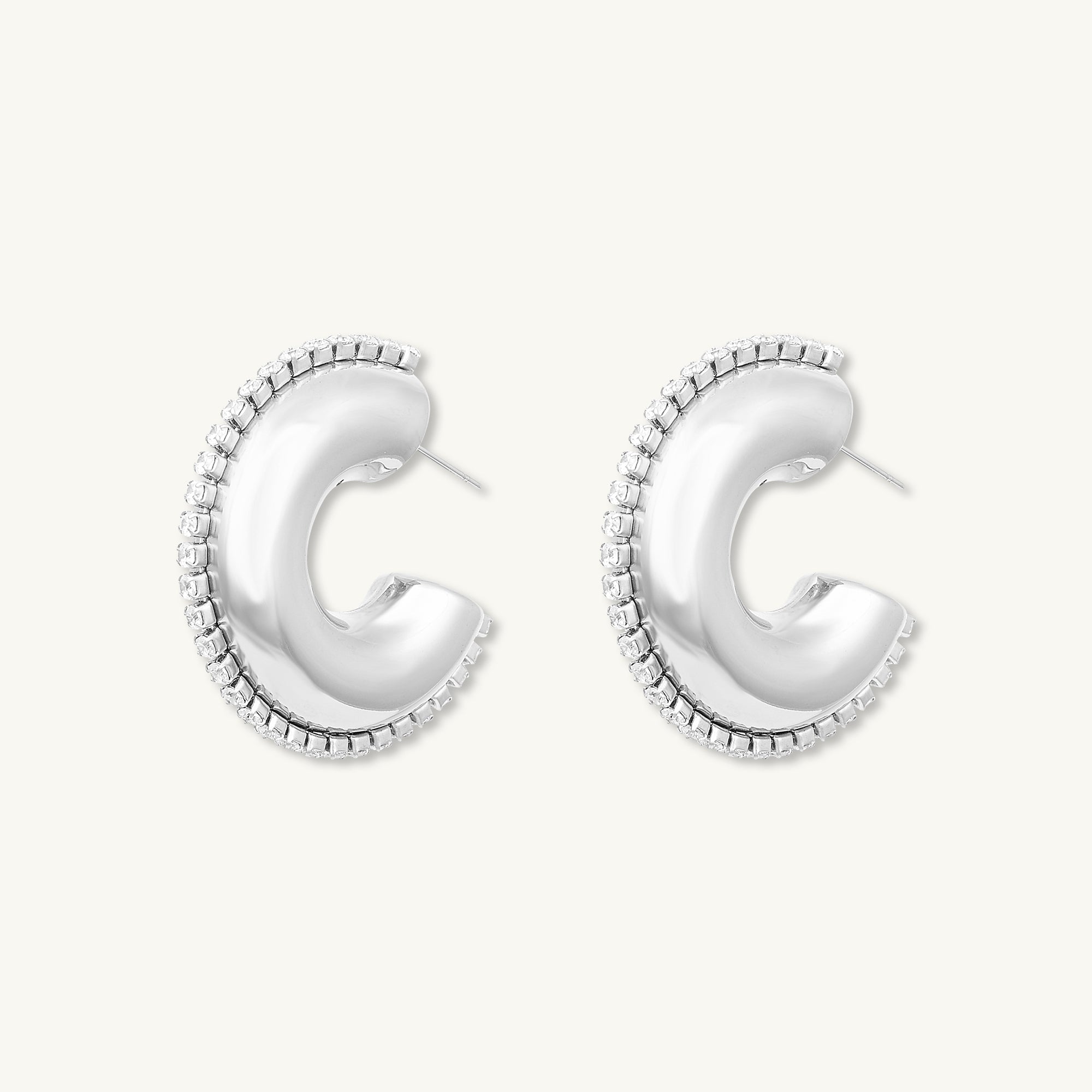 Emery Statement Hoop Earrings - Camile & Stone