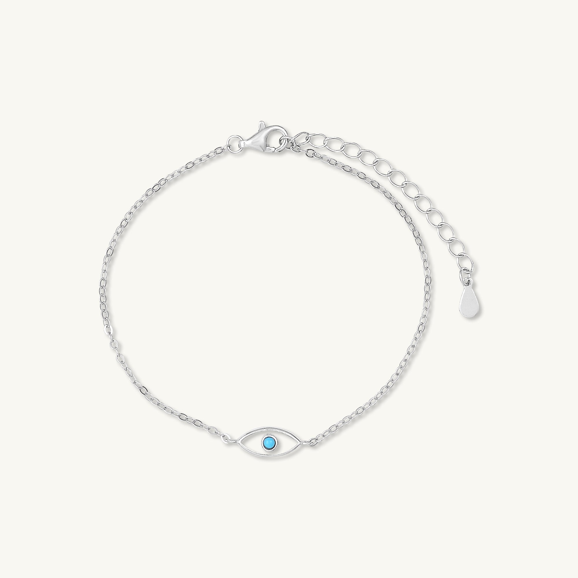 Evil Eye Mother Of Pearl Bracelet - Camile & Stone