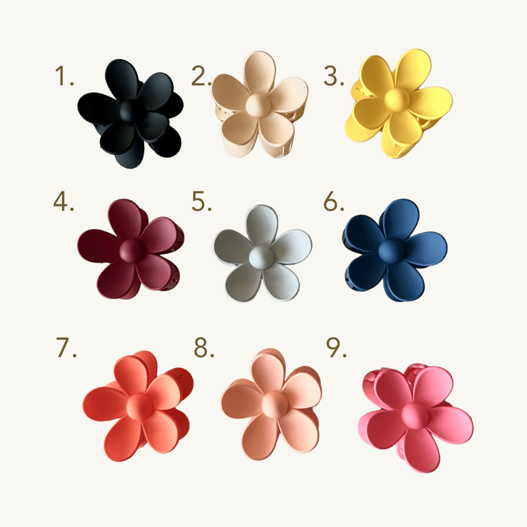 Flower Hawaiian Hair Claw Clip - Camile & Stone