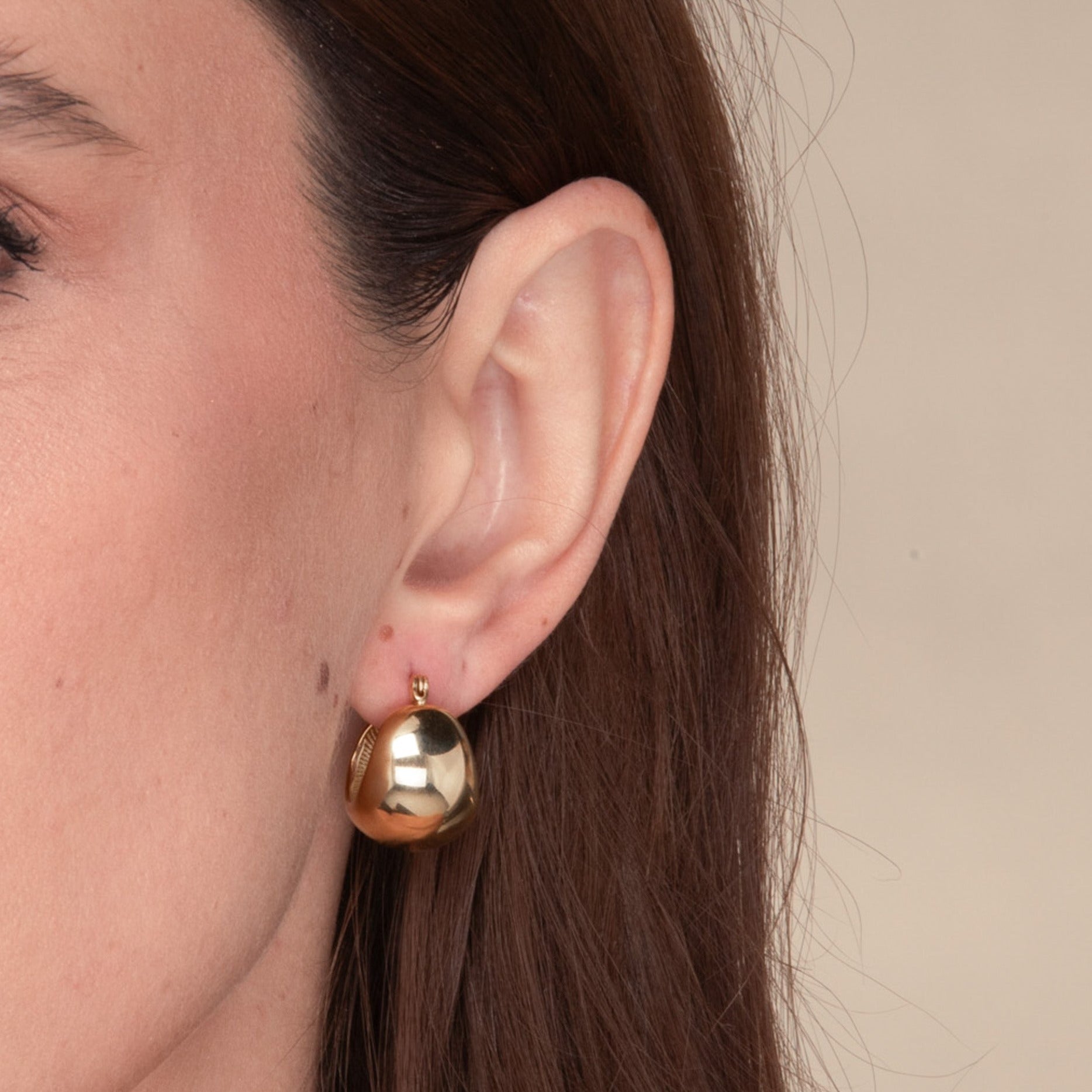 Freya Dome Statement Earrings - Camile & Stone