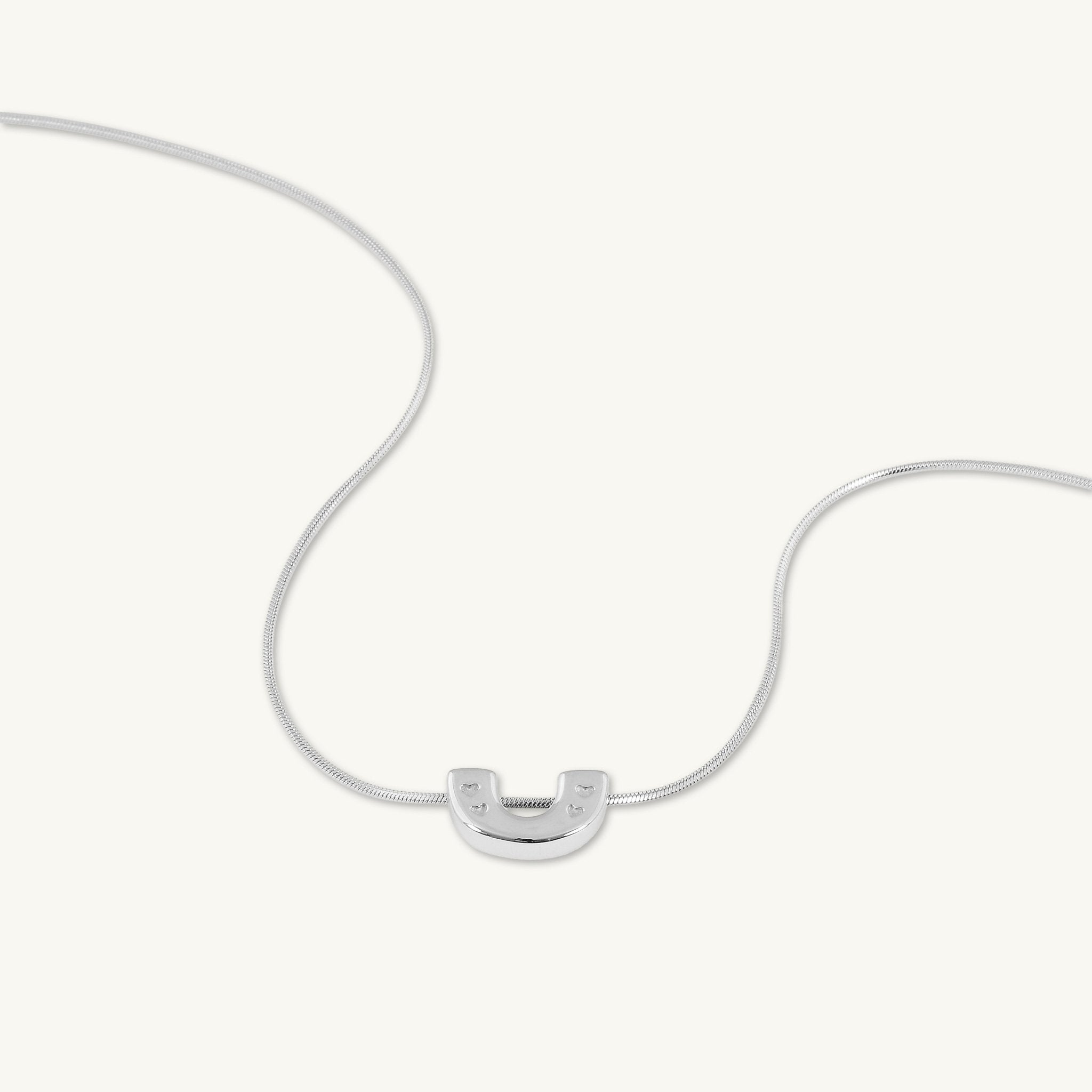 Horse Shoe Statement Snake Necklace - Camile & Stone