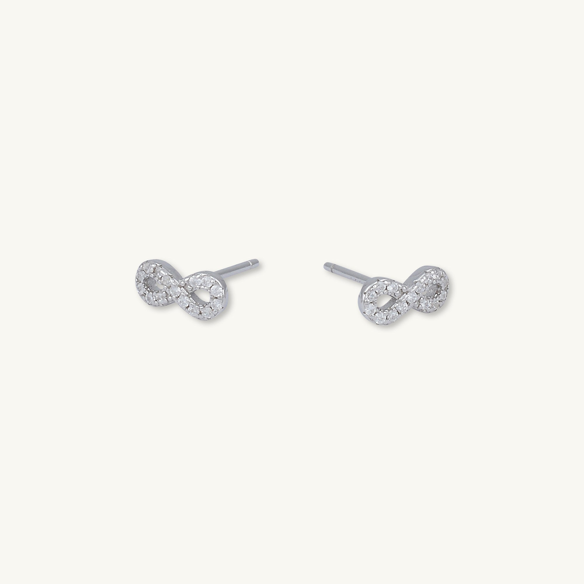 Infinity Sapphire Stud Earrings - Camile & Stone