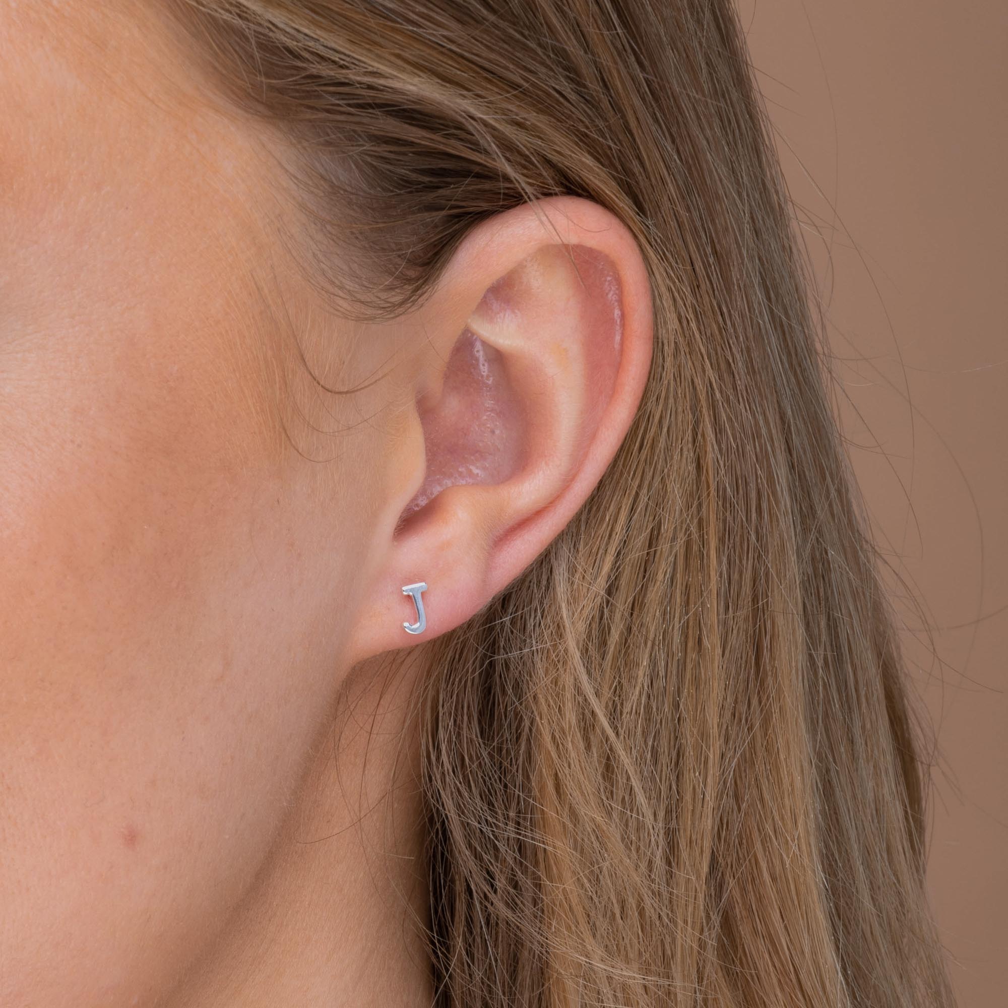 Initial Letter Stud Earrings - Camile & Stone