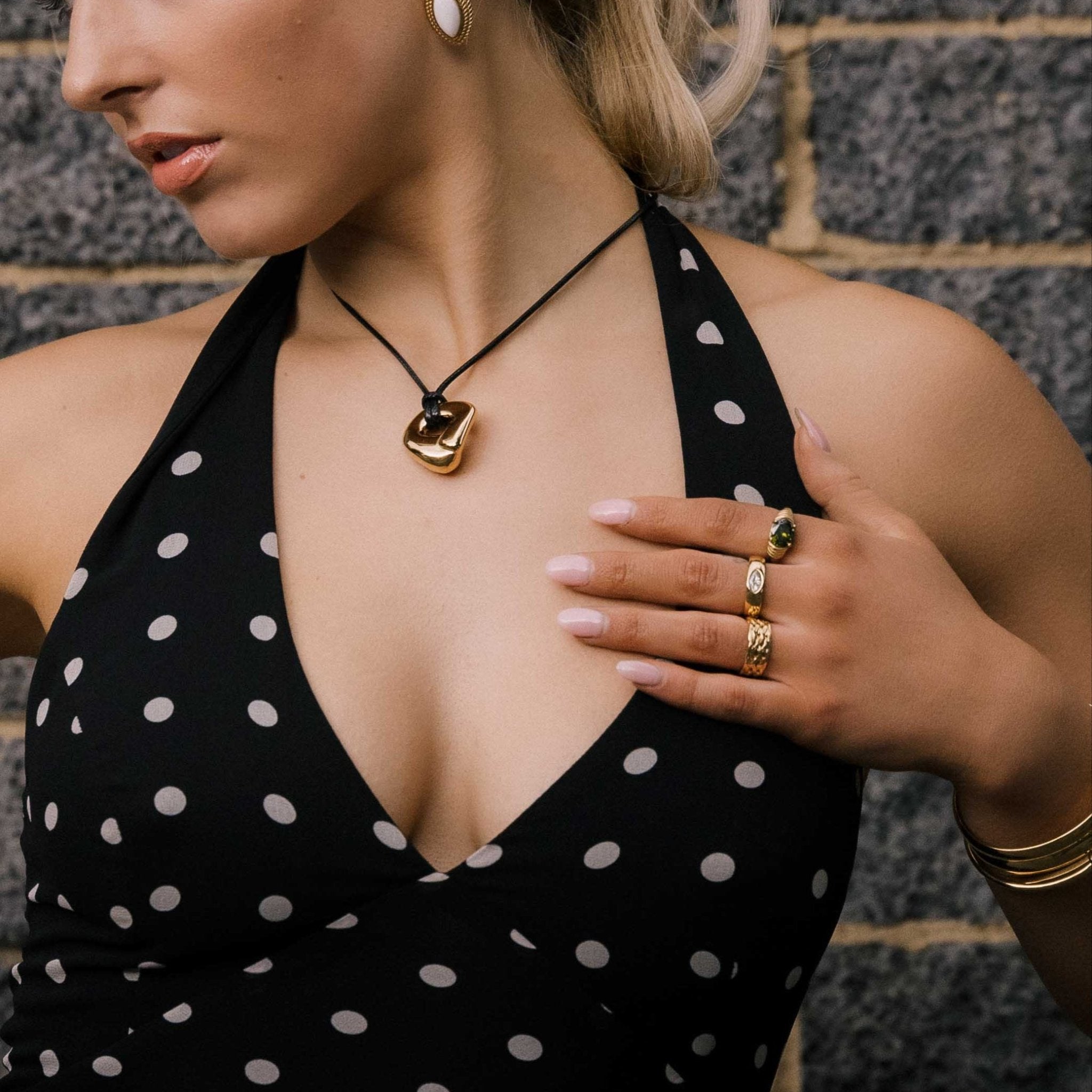 Isla Weave Statement Open Ring - Camile & Stone