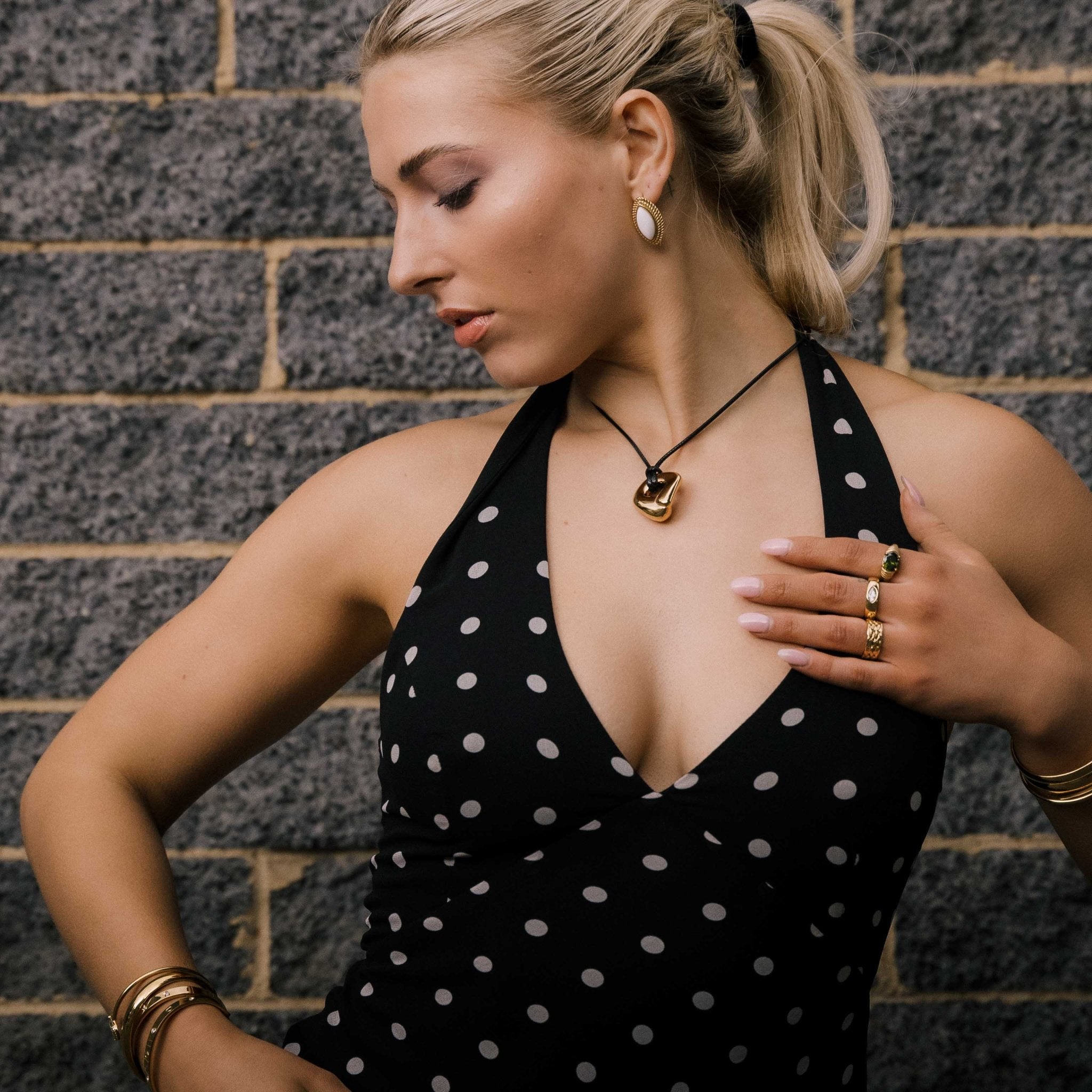 Isla Weave Statement Open Ring - Camile & Stone