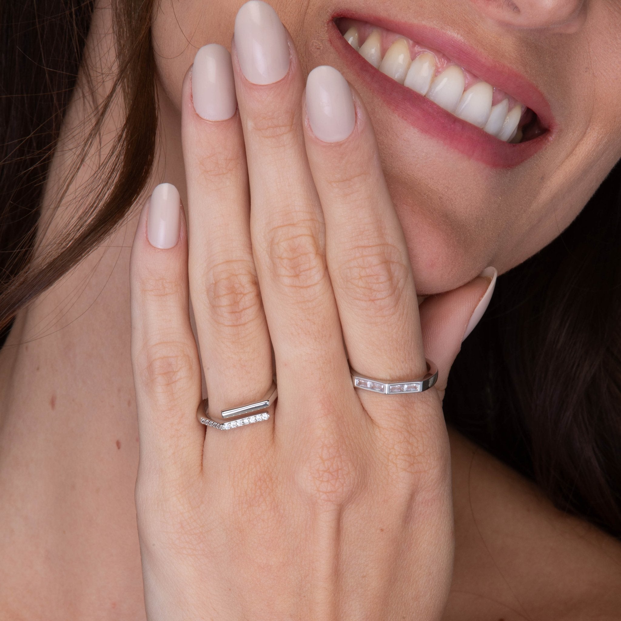 Isobel Sapphire Open Adjustable Ring - Camile & Stone