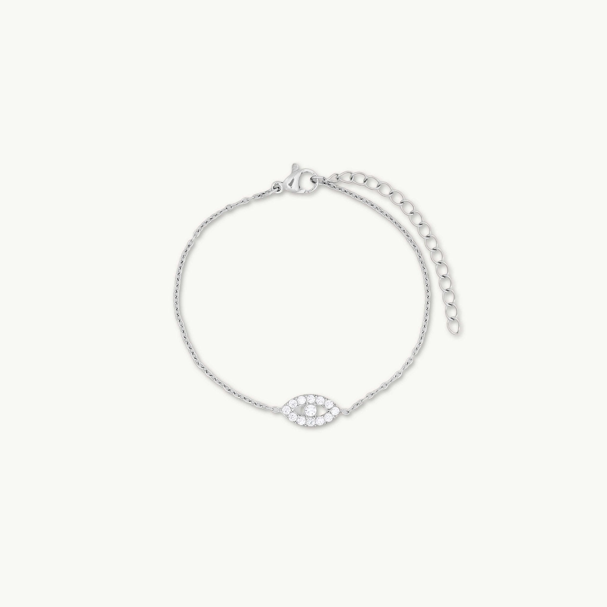 Ivy Evil Eye Sapphire Bracelet - Camile & Stone