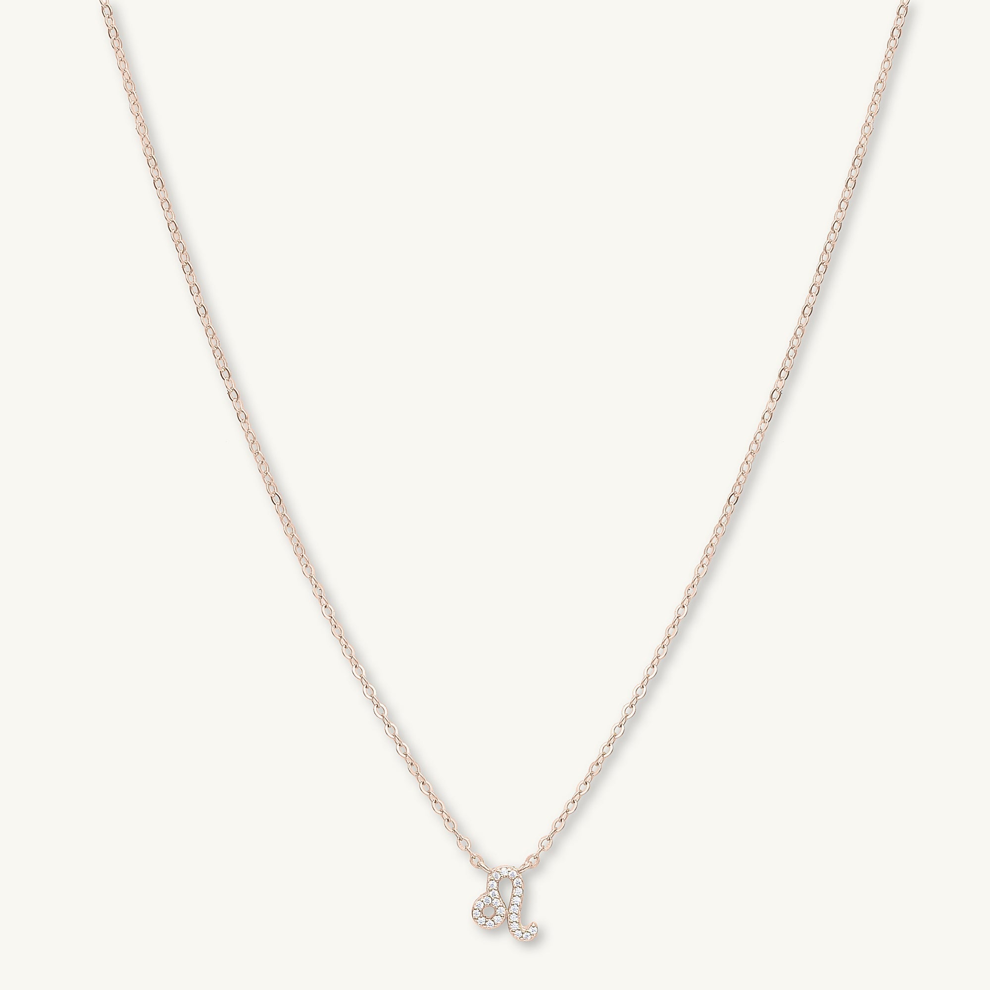 Leo Sapphire Charm Zodiac Star Sign Necklace - Camile & Stone