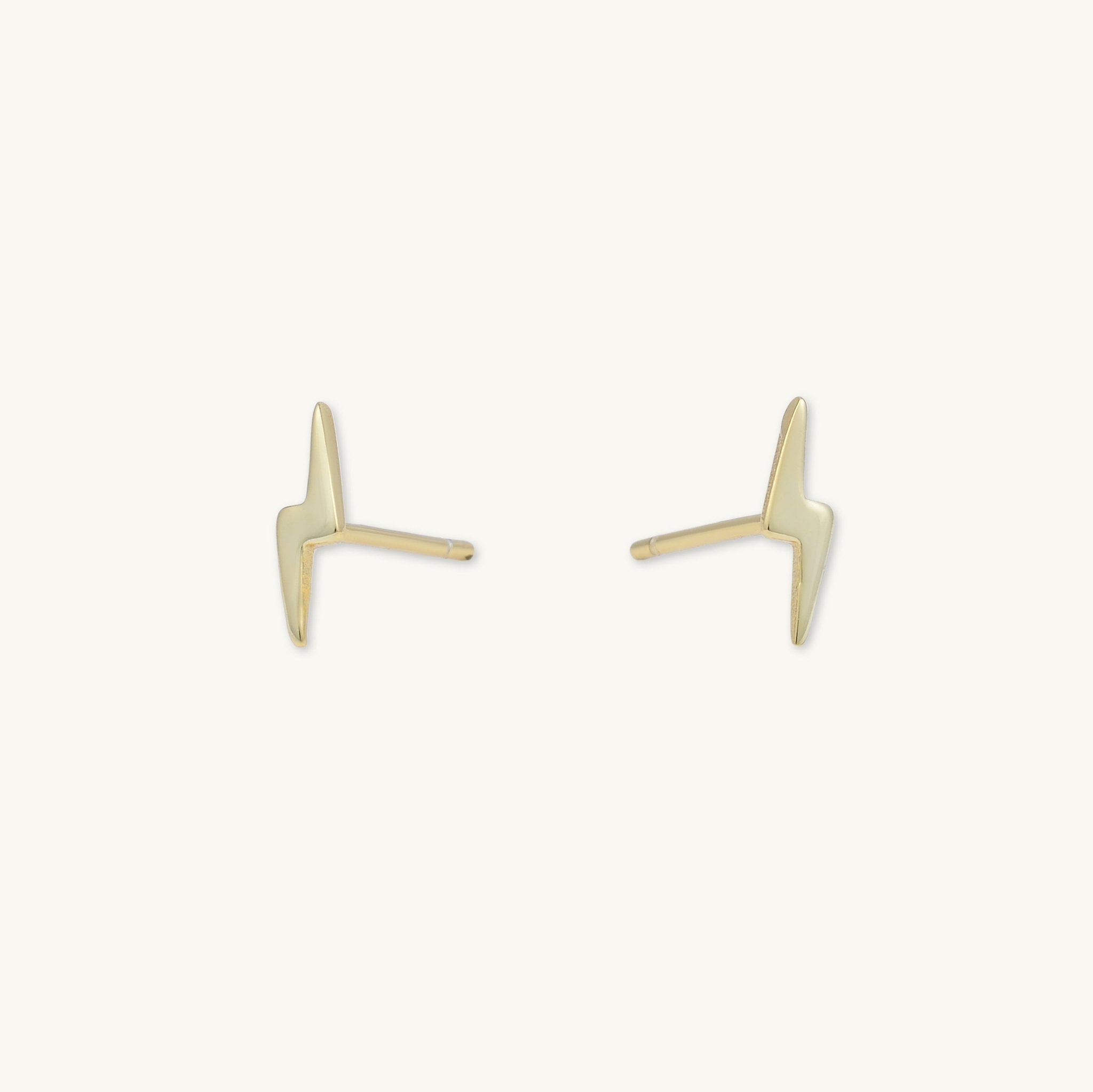 Lightning Bolt Stud Earrings - Camile & Stone