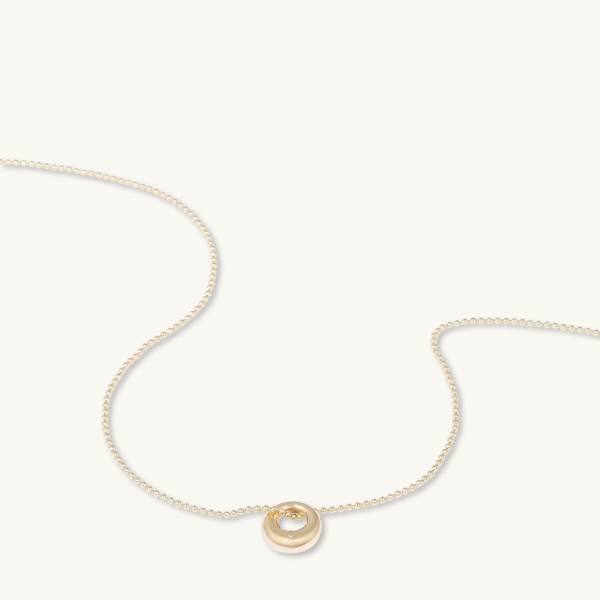Love Knot Circular Necklace - Camile & Stone
