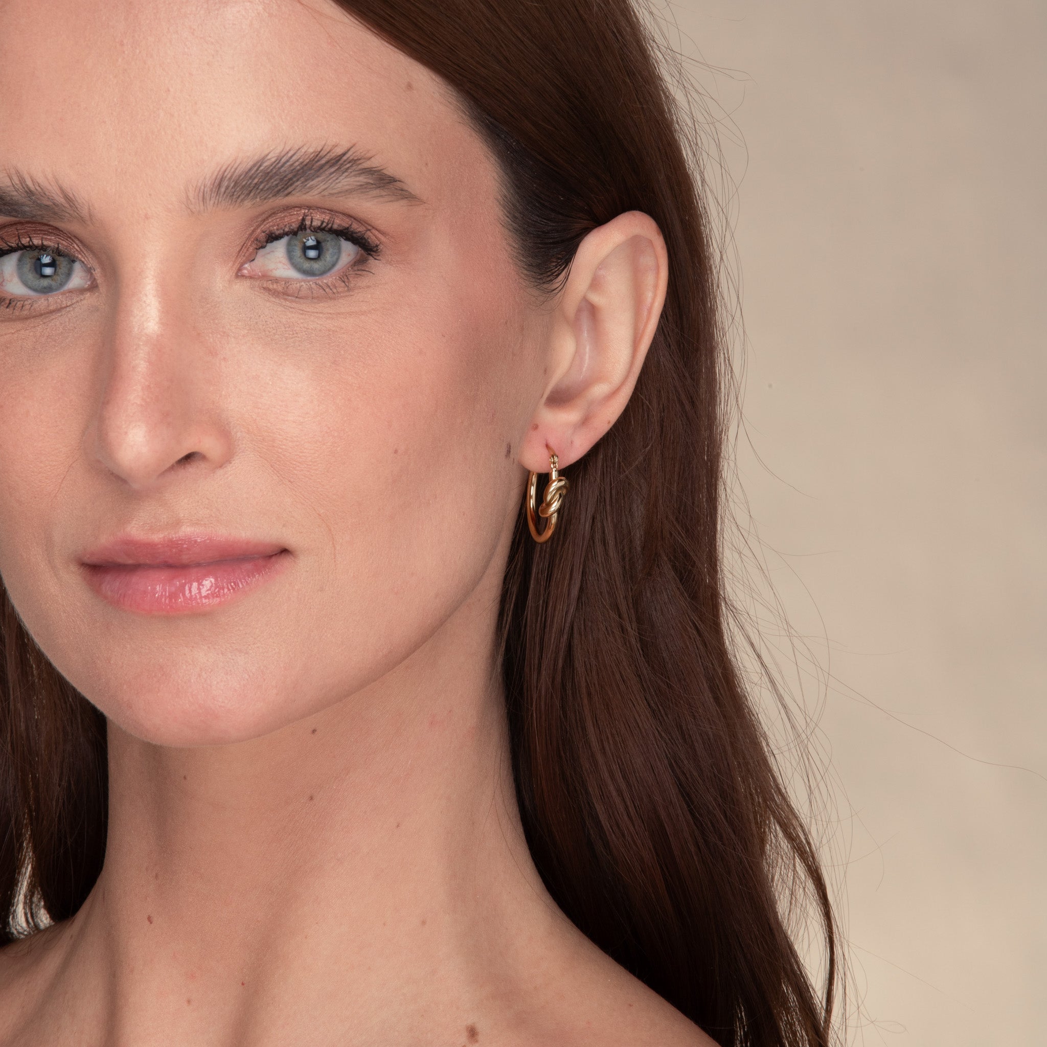 Love Knot Hoop Earrings - Camile & Stone