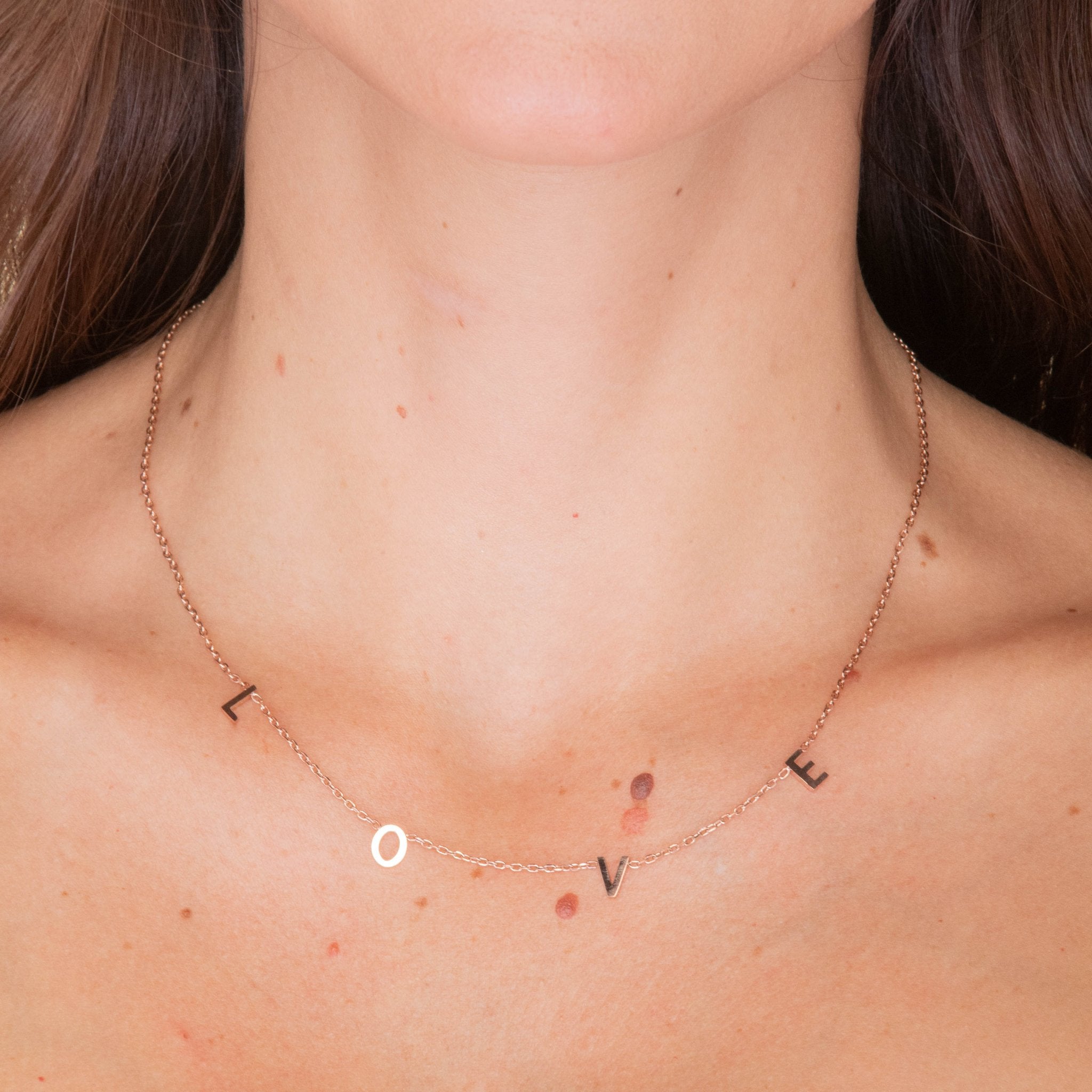 LOVE Letter Chain Necklace - Camile & Stone