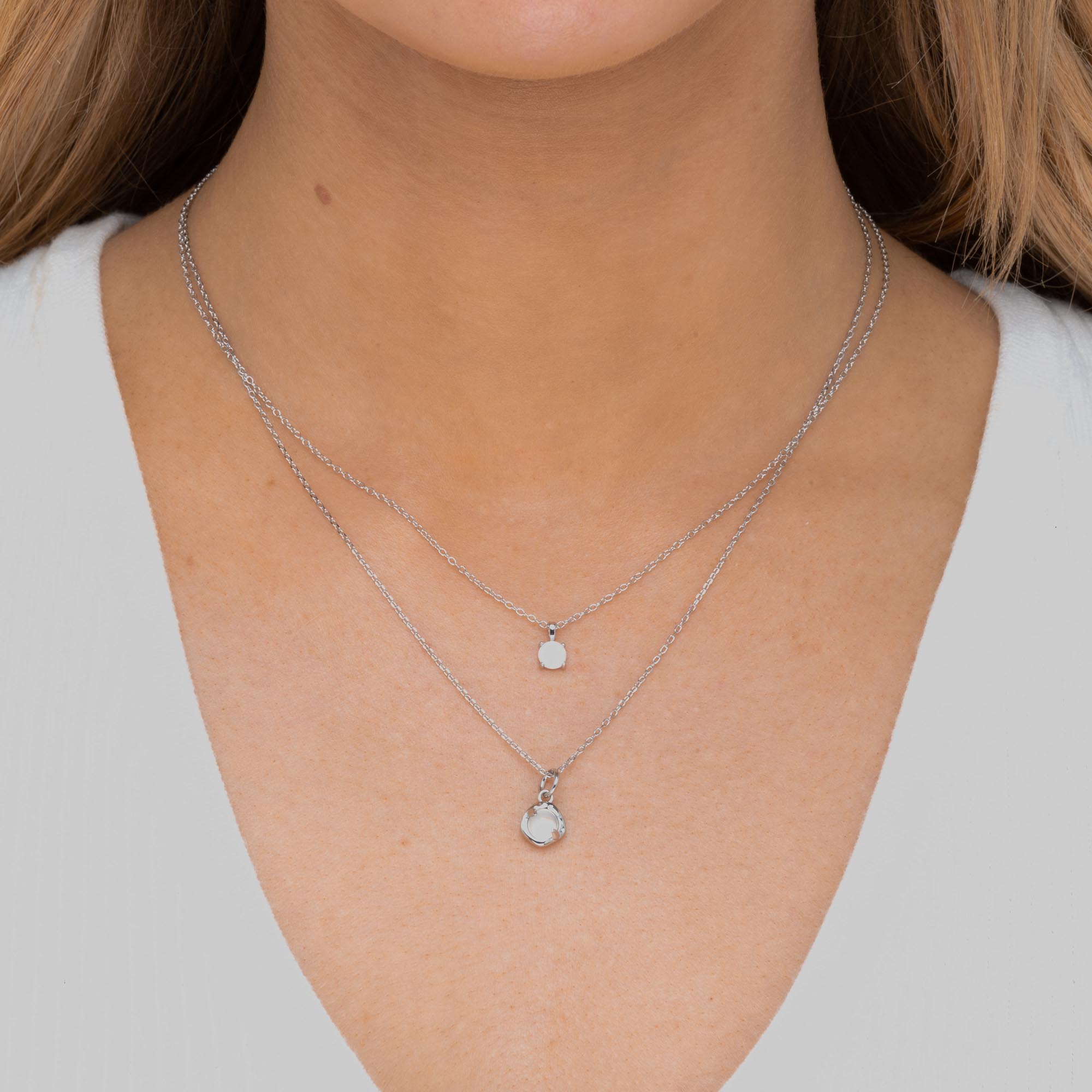 Moonstone Pendant Necklace - Camile & Stone