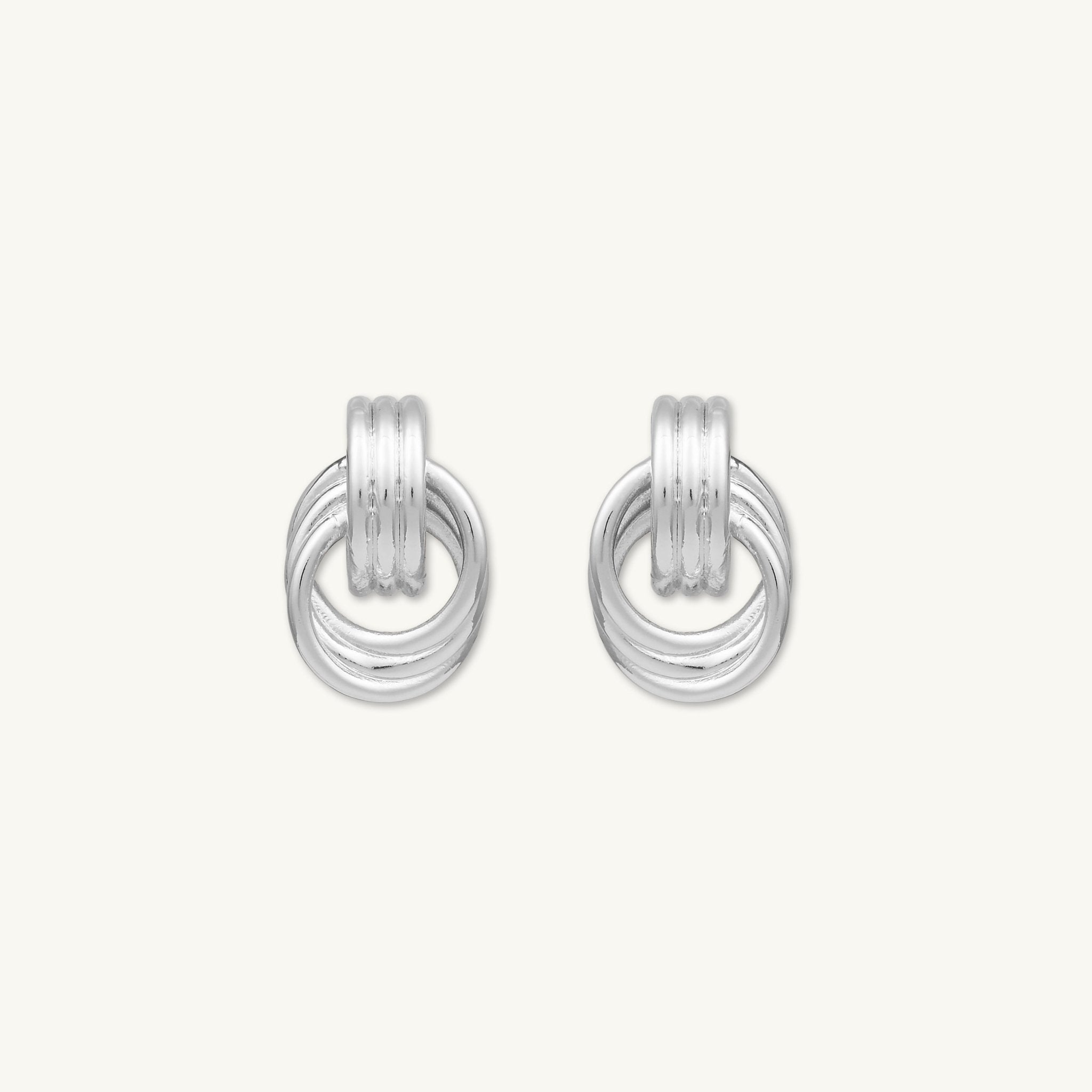 Nadia Small Loop Statement Earrings - Camile & Stone