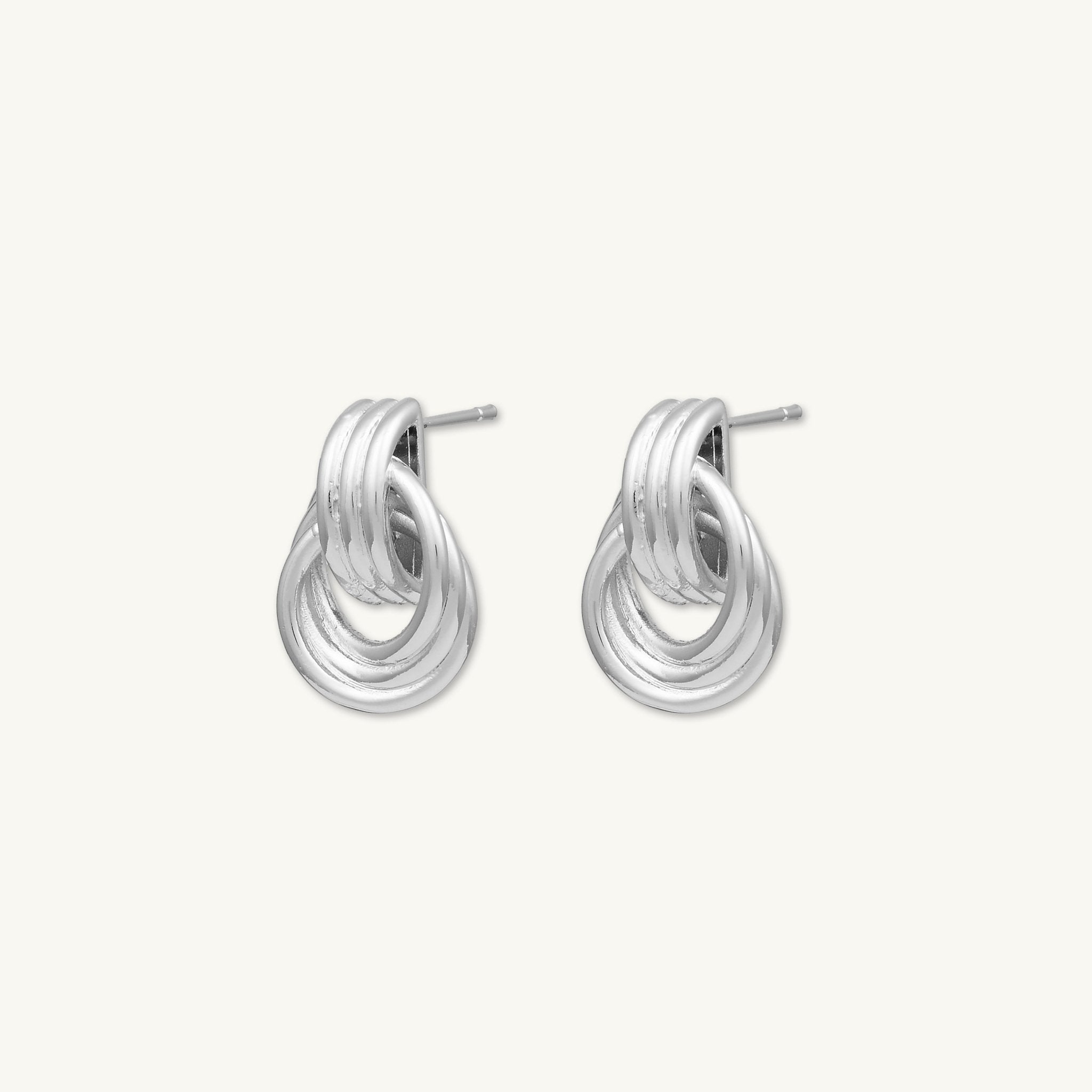 Nadia Small Loop Statement Earrings - Camile & Stone