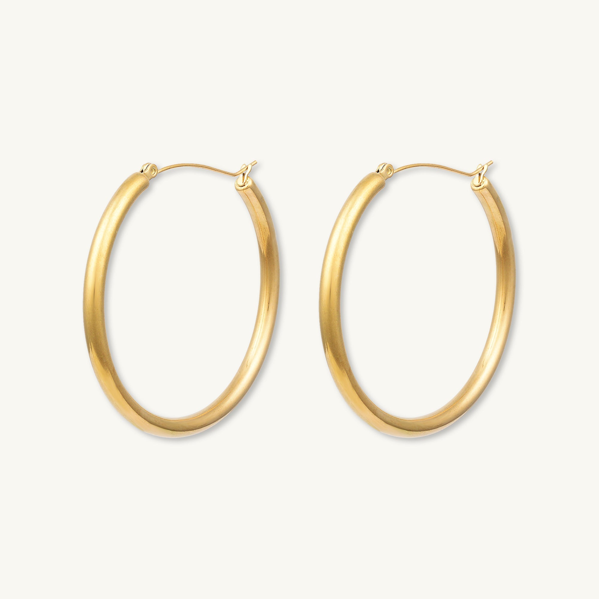 Nadia Tube Hoop Earrings - Camile & Stone