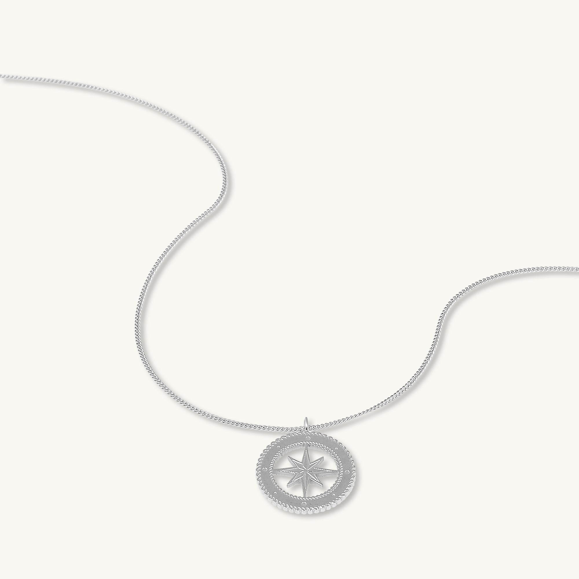 North Star Compass Necklace - Camile & Stone