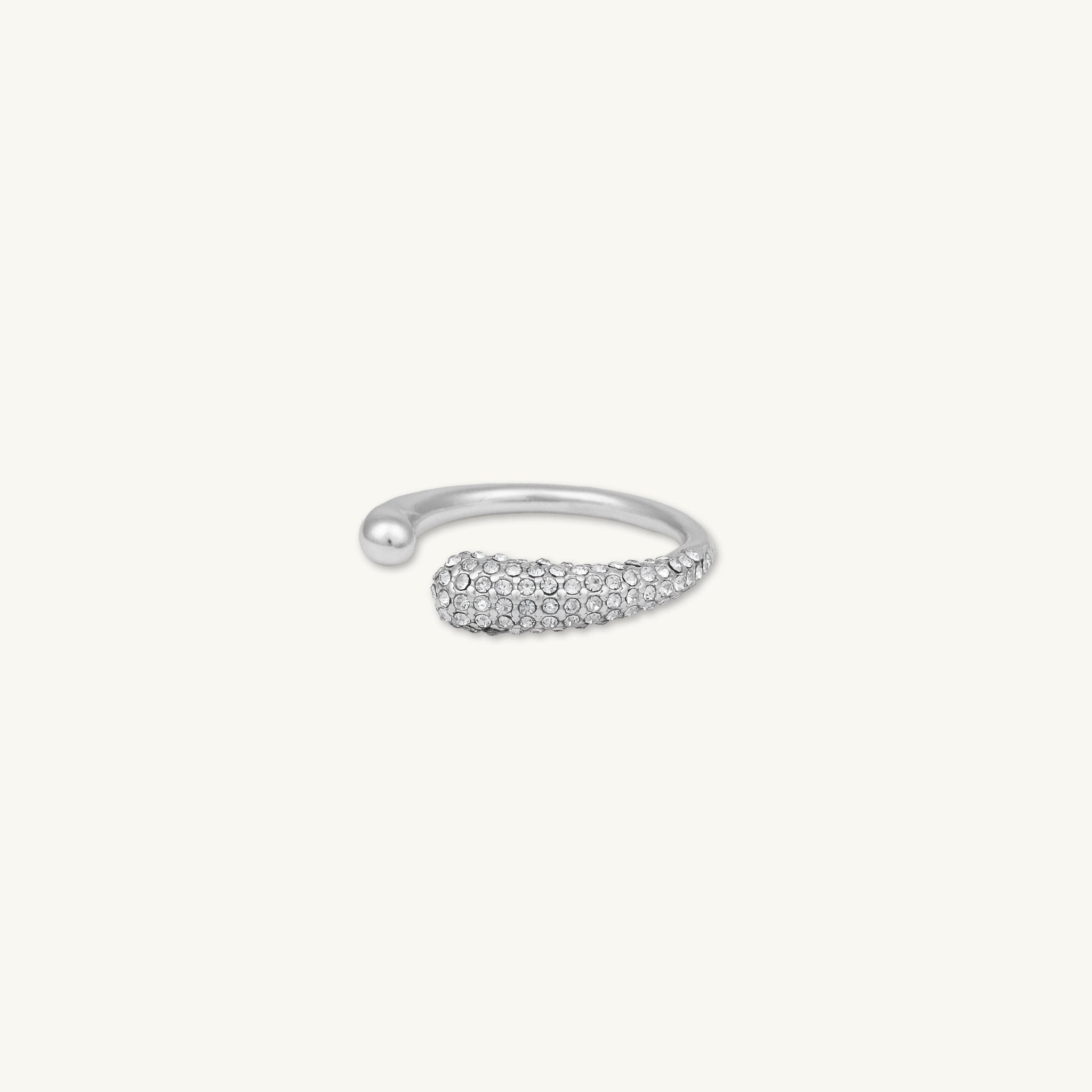 Open Cuff Zirconia Ring - Camile & Stone