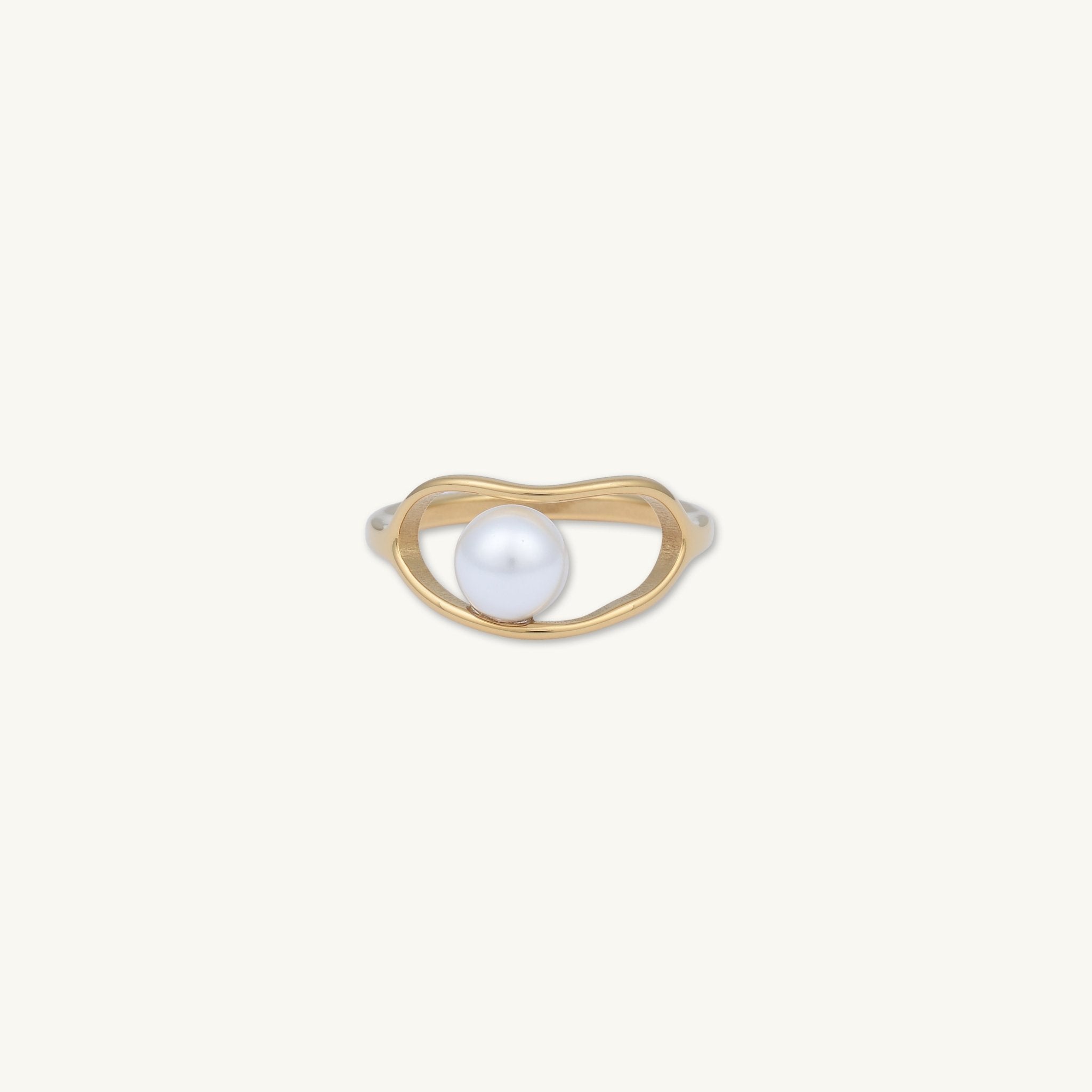 Open Pearl Statement Ring - Camile & Stone