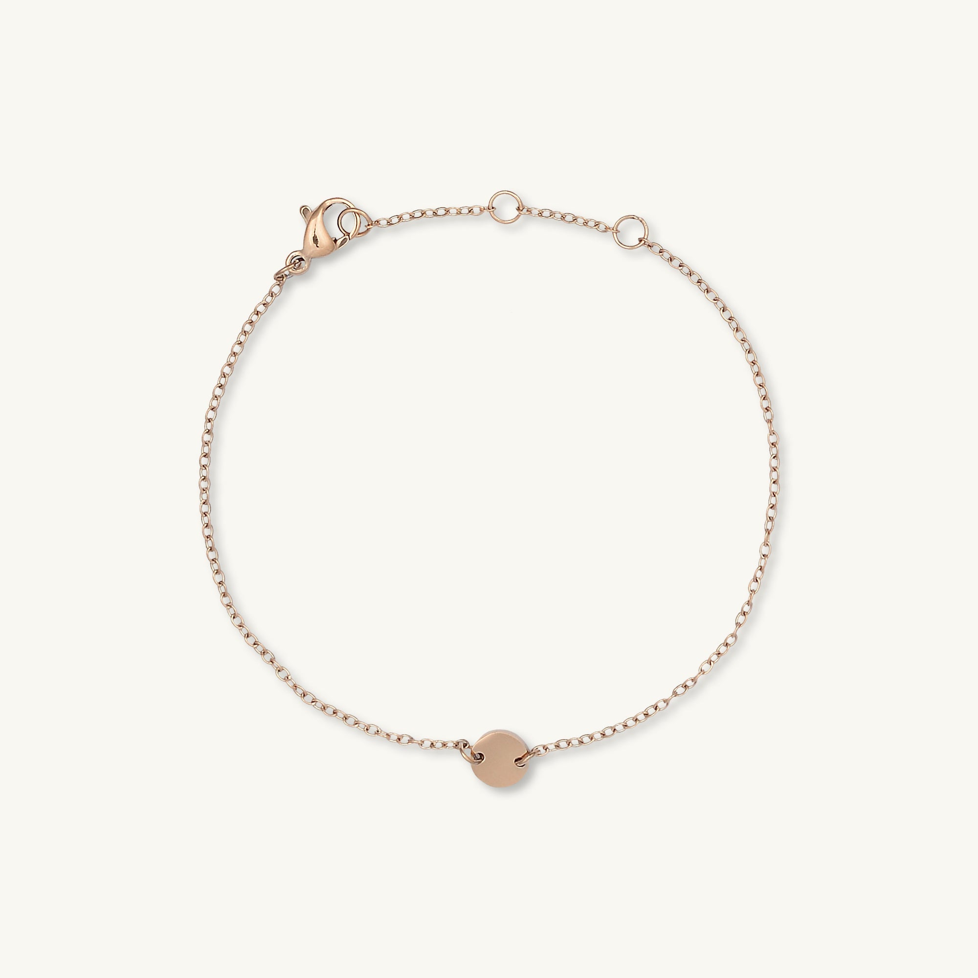 Petite Circle Medallion Disc Bracelet - Camile & Stone