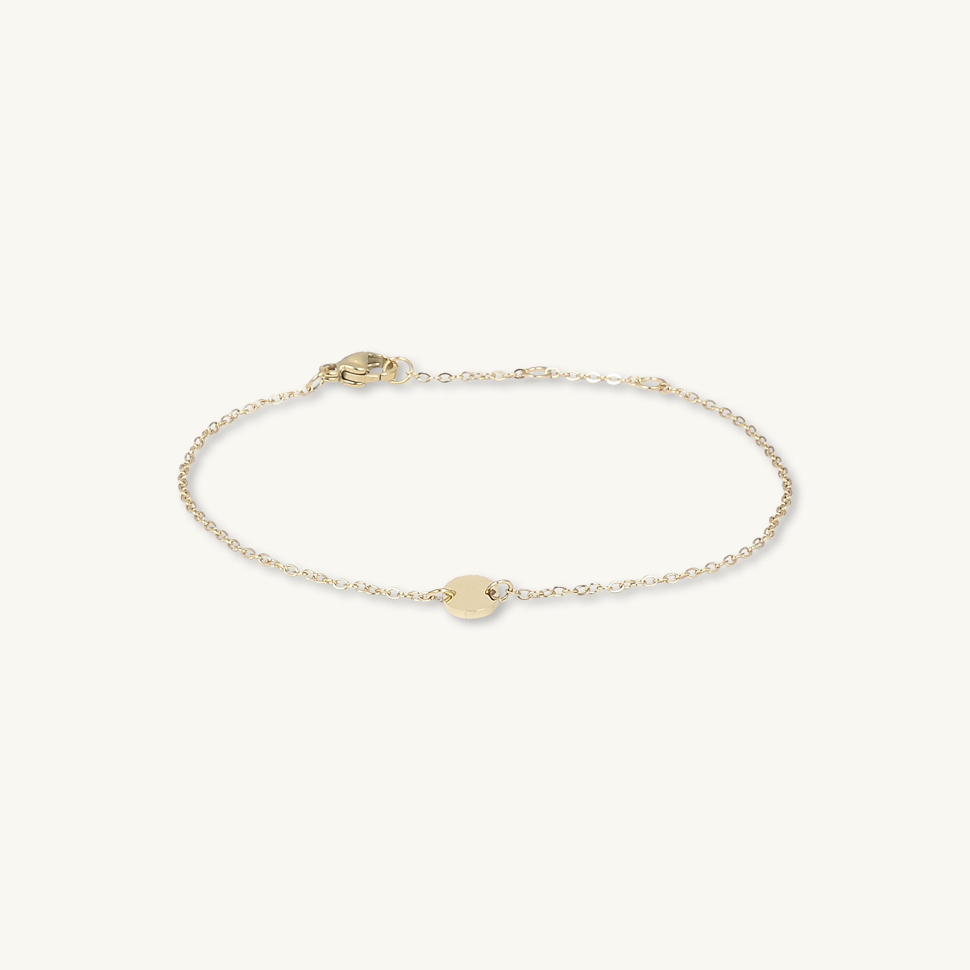 Petite Circle Medallion Disc Bracelet - Camile & Stone