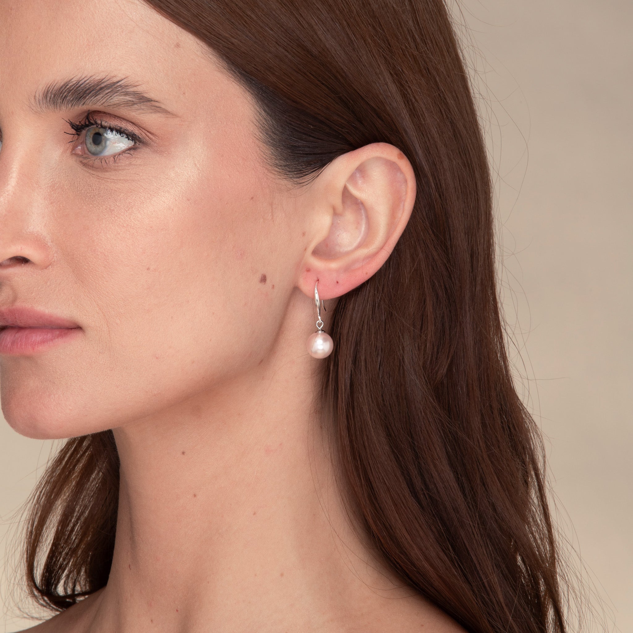 Pink Freshwater Pearl Drop Earrings - Camile & Stone