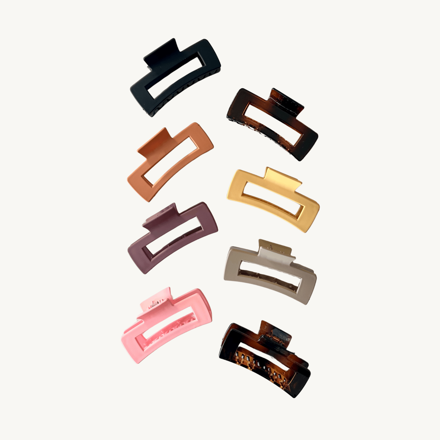 Rectangle Hair Claw Clip - Camile & Stone