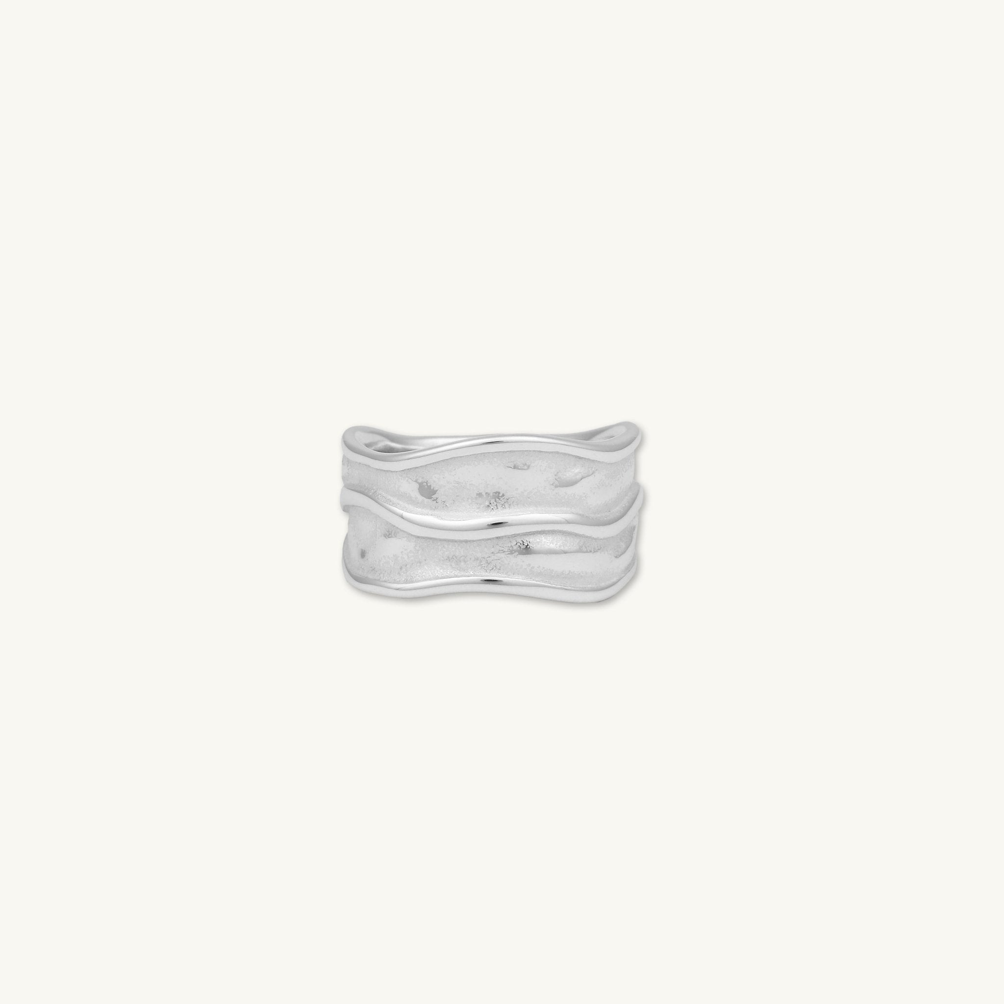 Ripple Thick Statement Ring - Camile & Stone
