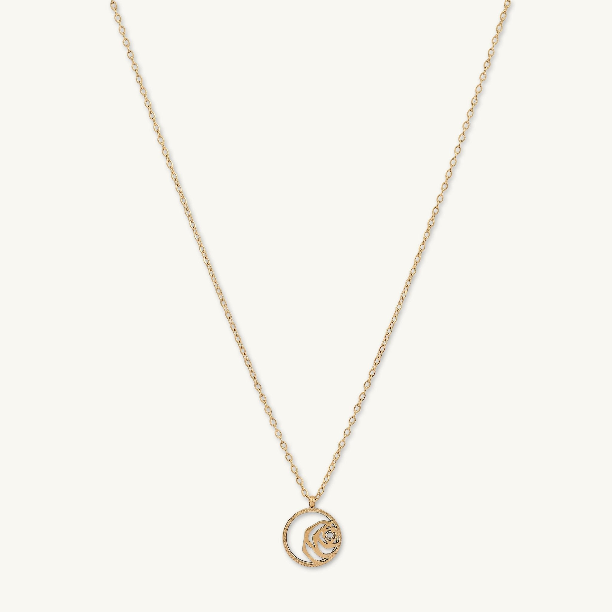 Rose Mother Of Pearl Necklace - Camile & Stone