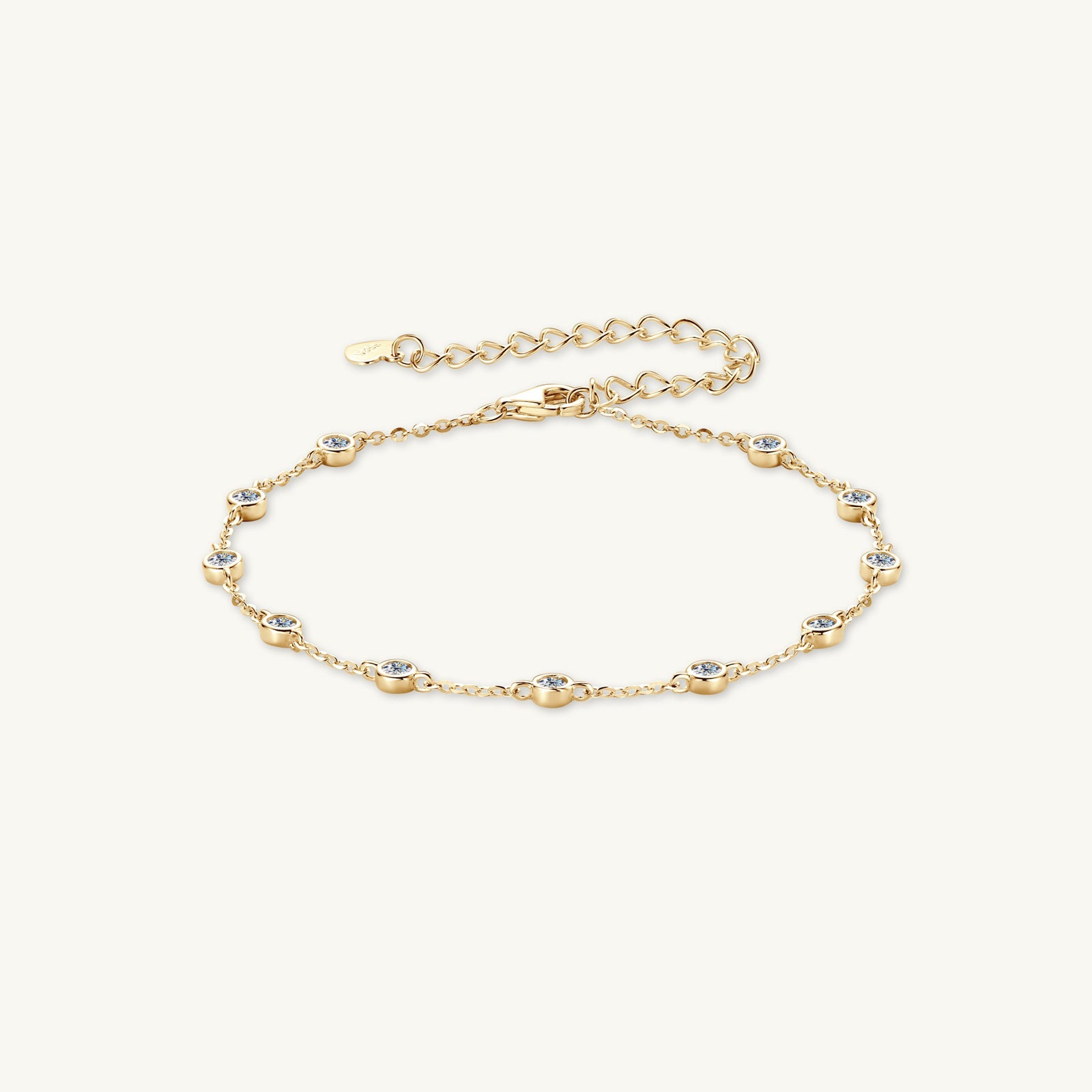 Satellite Moissanite Chain Bracelet - Camile & Stone