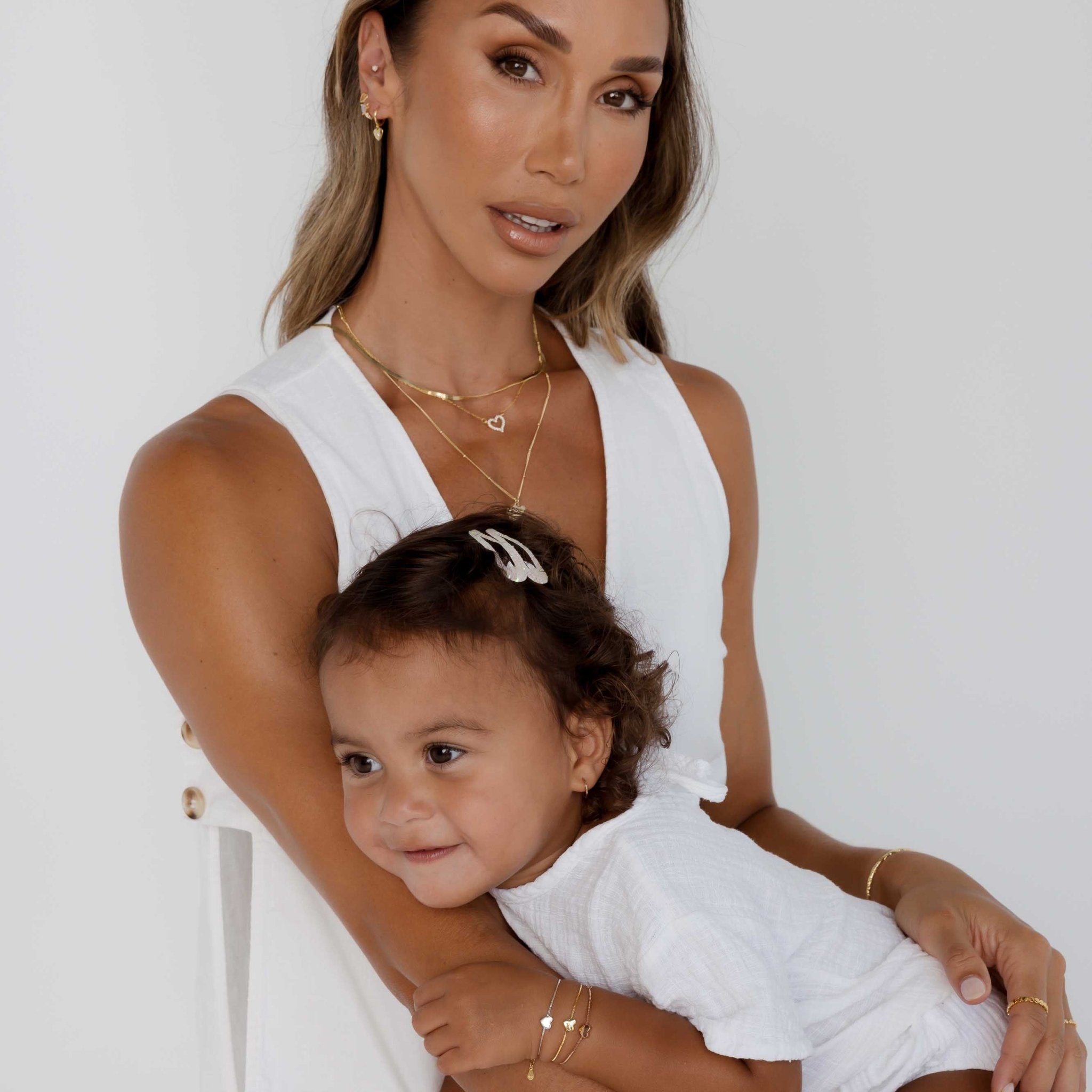 Solid Heart Chain Bracelet - Adult - Camile & Stone