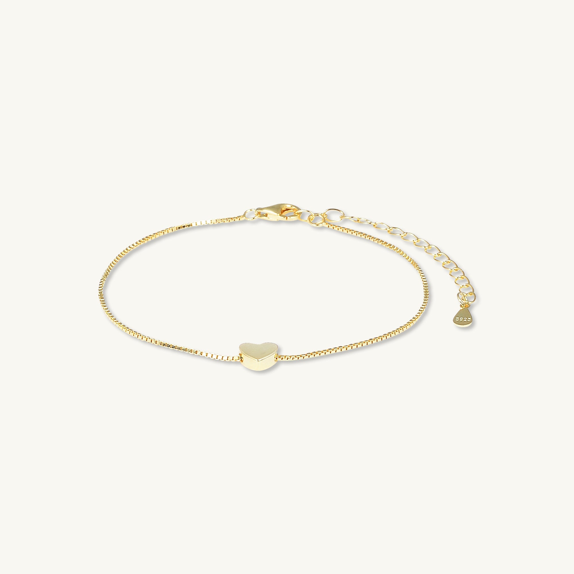 Solid Heart Chain Bracelet - Adult - Camile & Stone