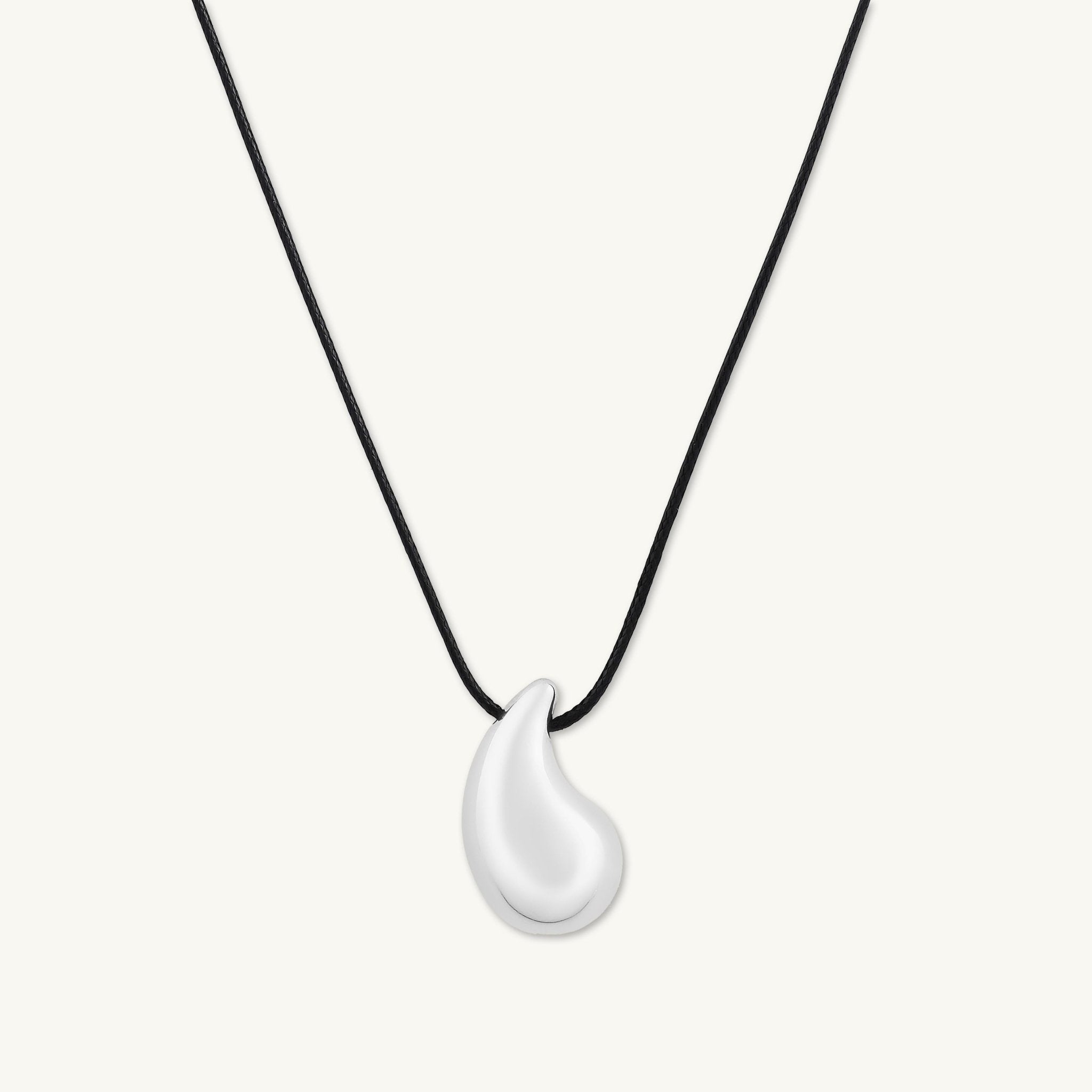 Teardrop Cord Statement Necklace - Camile & Stone