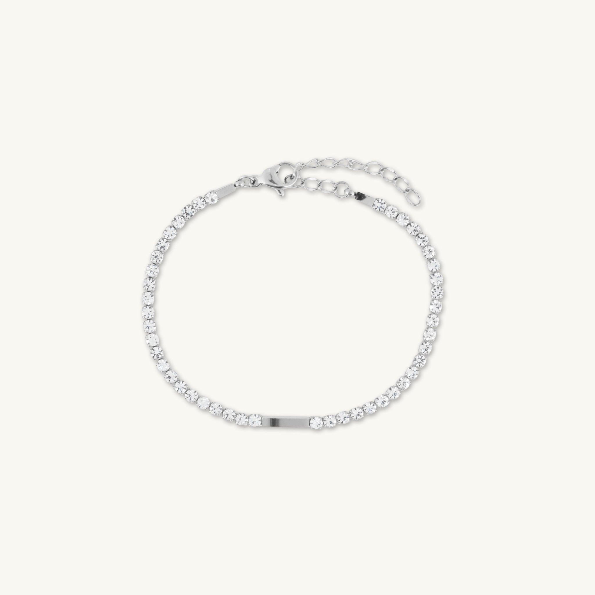 Tennis Bar Chain Bracelet - Camile & Stone