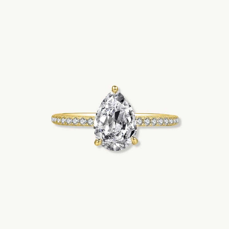 The Anna Pear Sapphire Engagement Ring - Camile & Stone