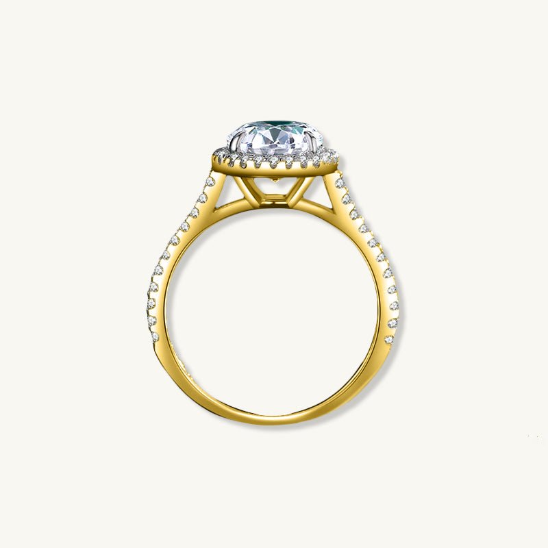 The Dahlia Oval Sapphire Engagement Ring - Camile & Stone