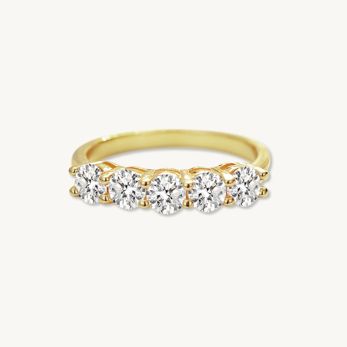 The Ingrid Moissanite Diamond Ring - Camile & Stone