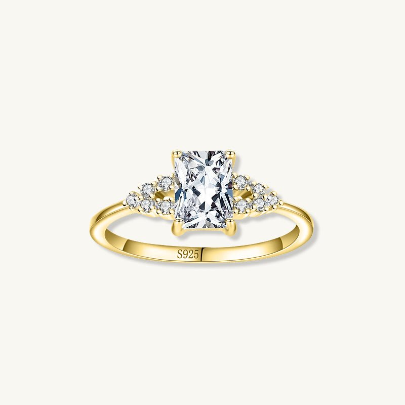 The Iris Princess Sapphire Engagement Ring - Camile & Stone
