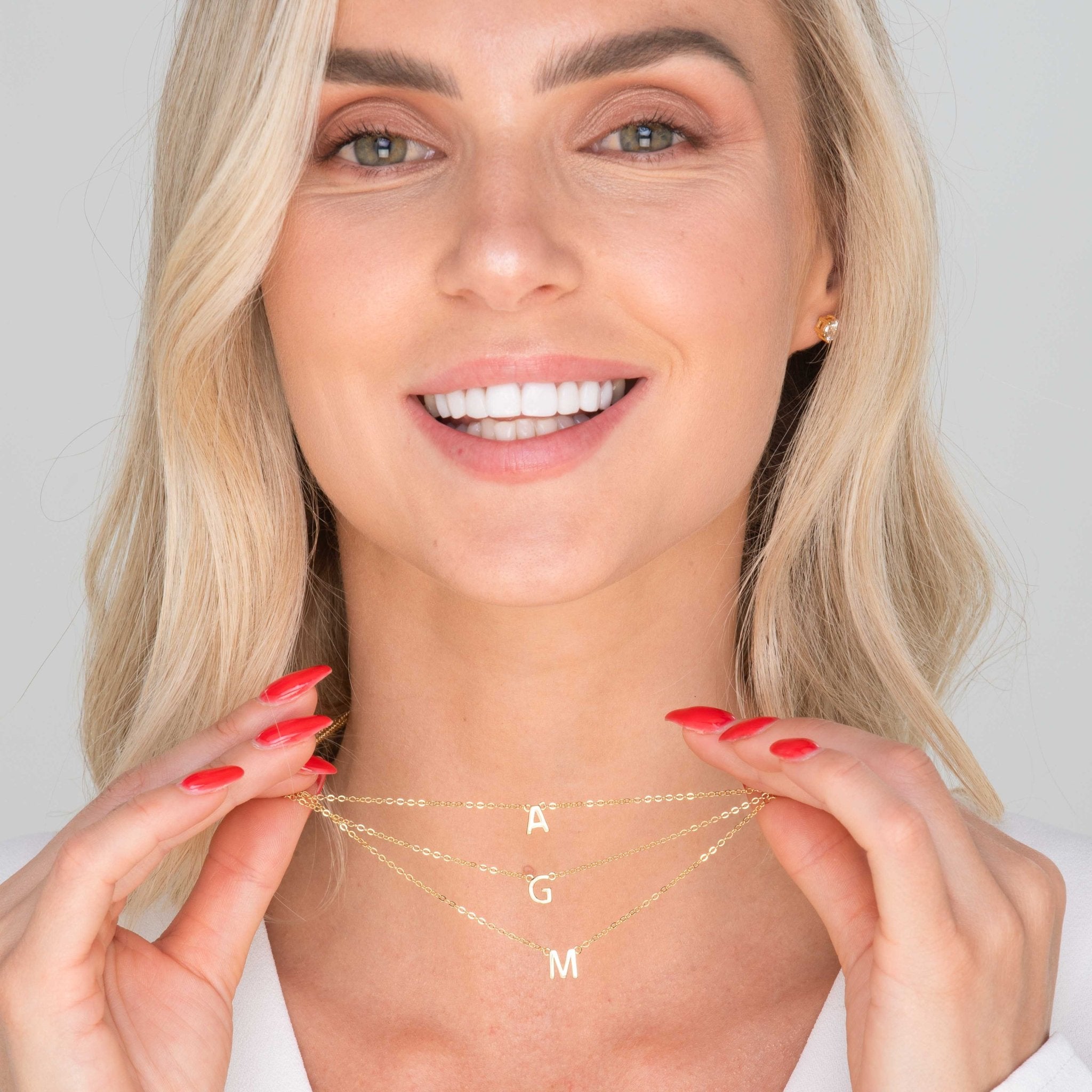 The Original Single Initial Letter Necklace - Camile & Stone