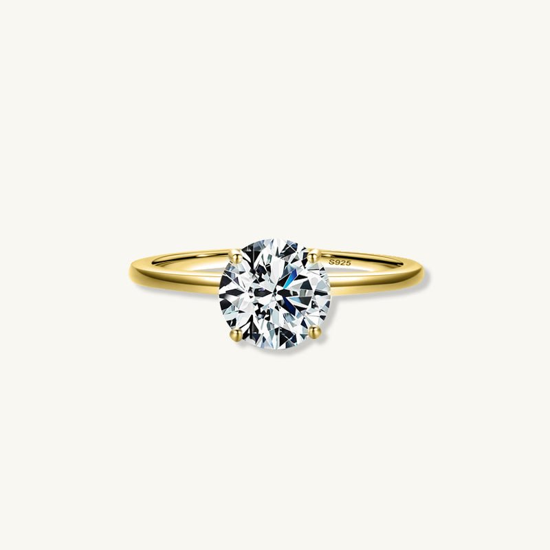 The Round Sapphire Engagement Ring - Camile & Stone