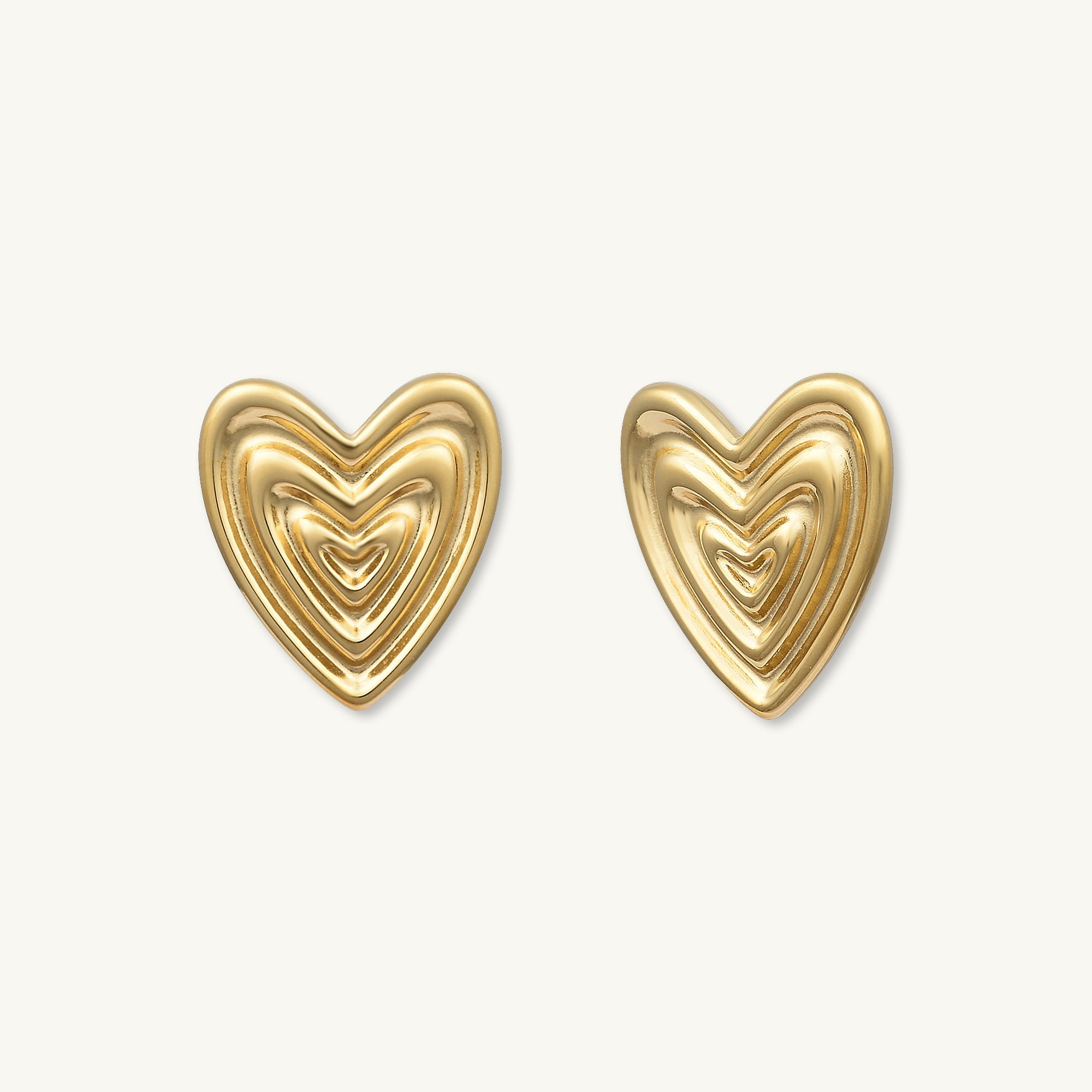 Thea Heart Stud Earrings - Camile & Stone