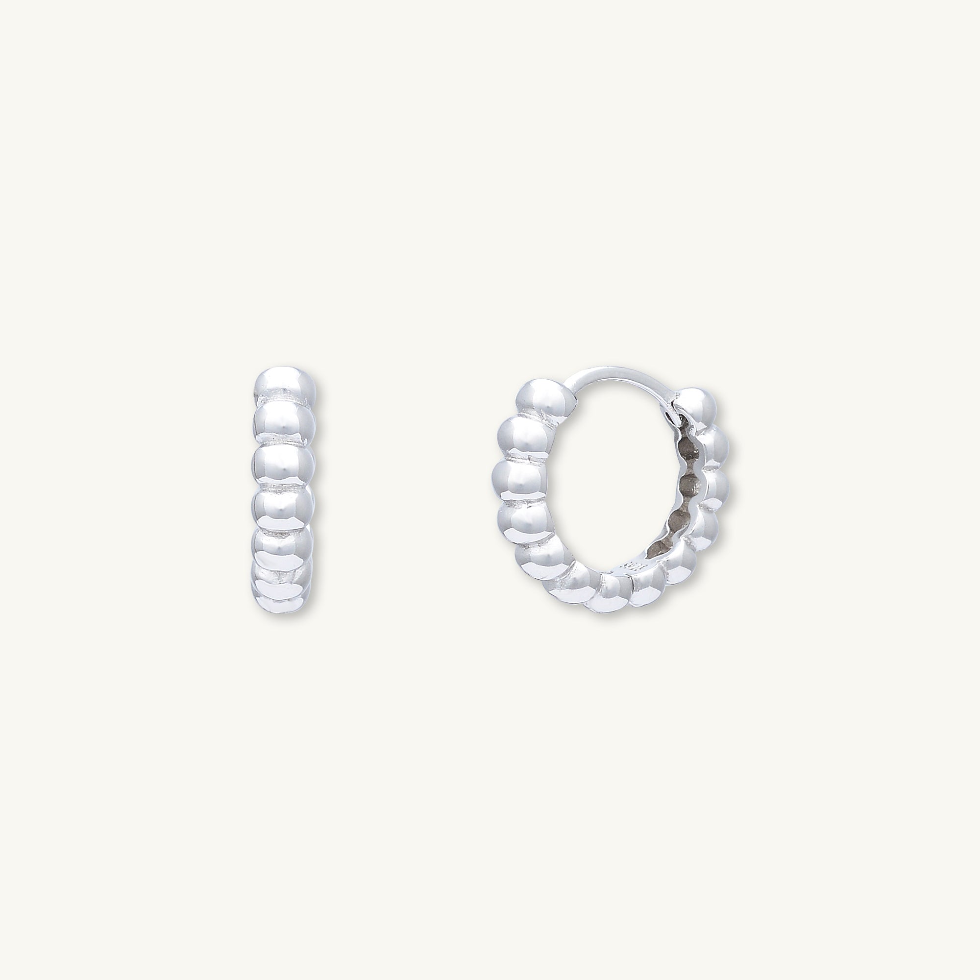 Thick Dot Huggie Earrings - Camile & Stone