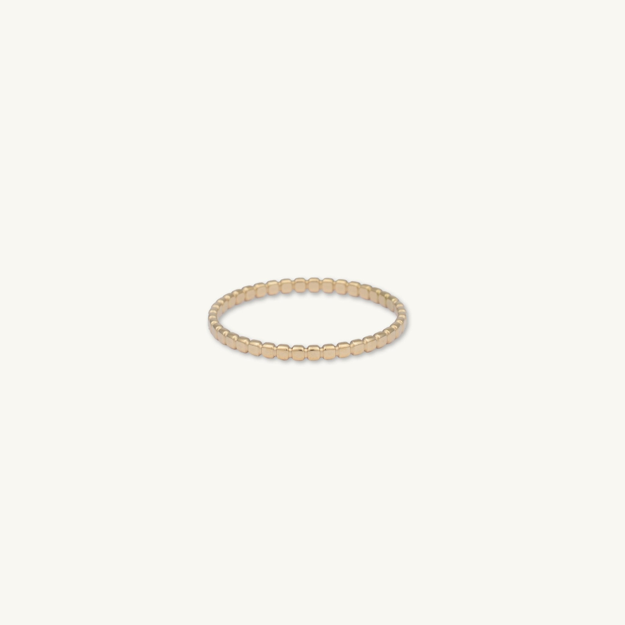 Thin Square Stacker Ring - Camile & Stone