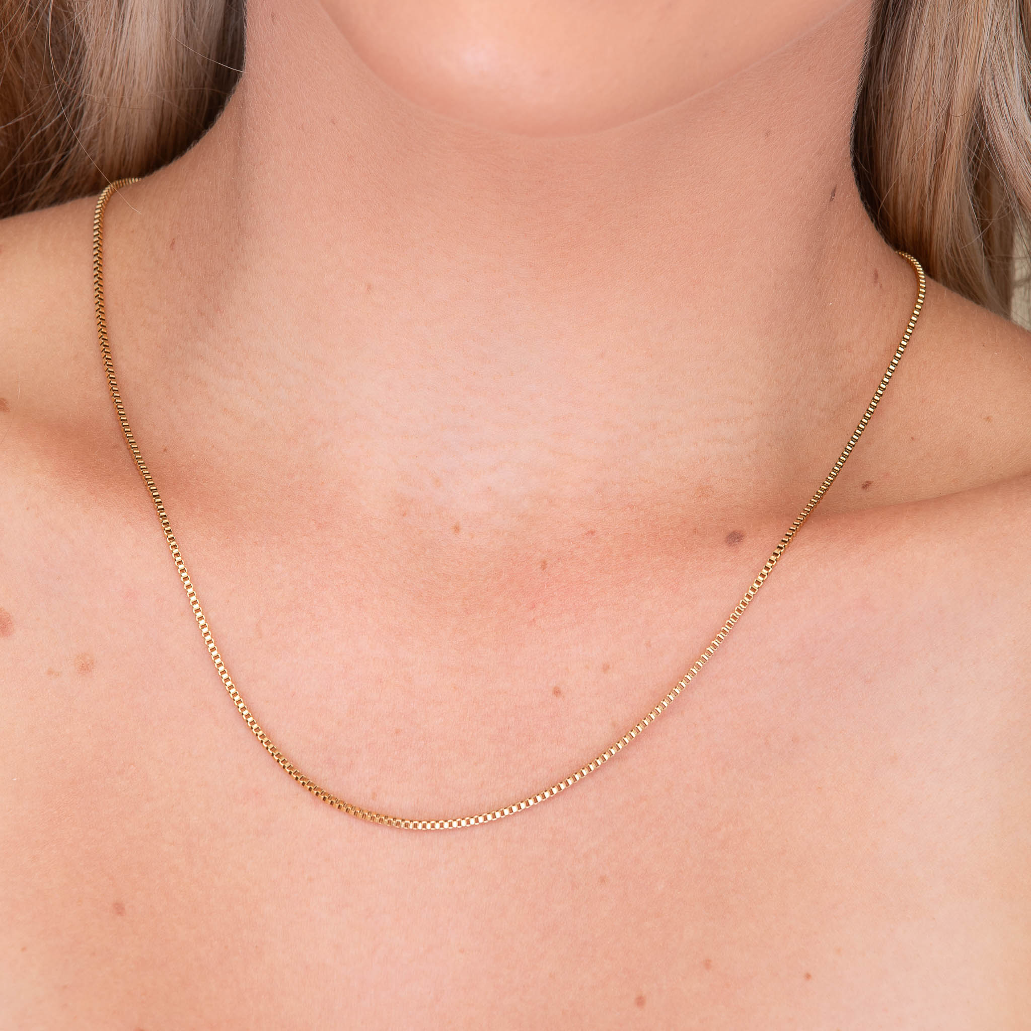 Unisex Box Chain Necklace - Camile & Stone