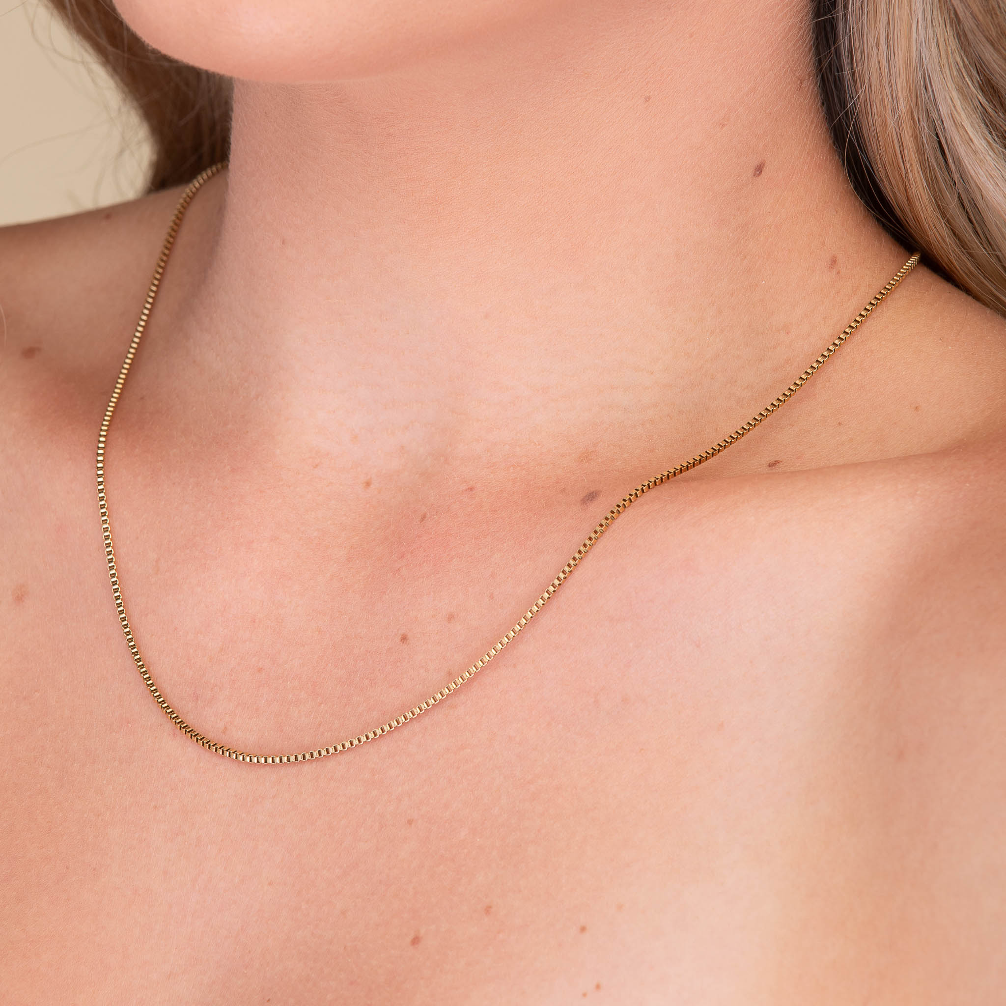 Unisex Box Chain Necklace - Camile & Stone