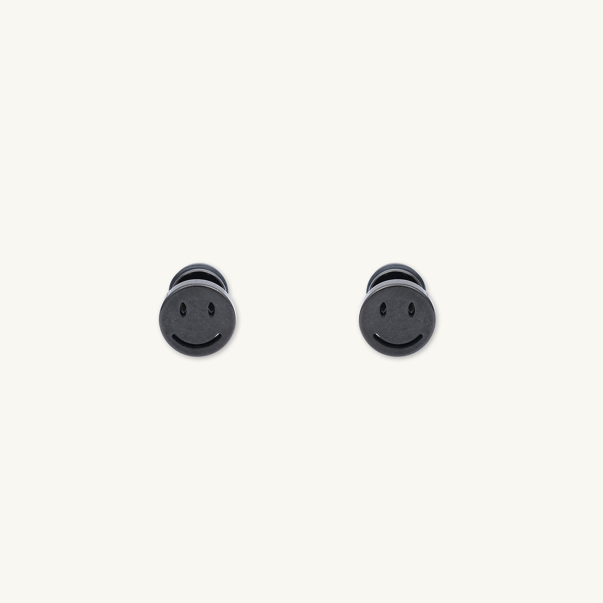Unisex Smiley Face Stud Earrings - Camile & Stone