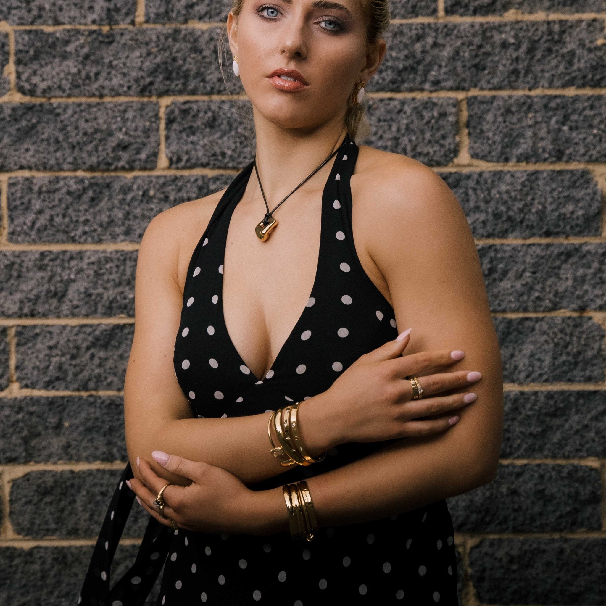 Vesa Cuban Marquise Eye Ring - Camile & Stone