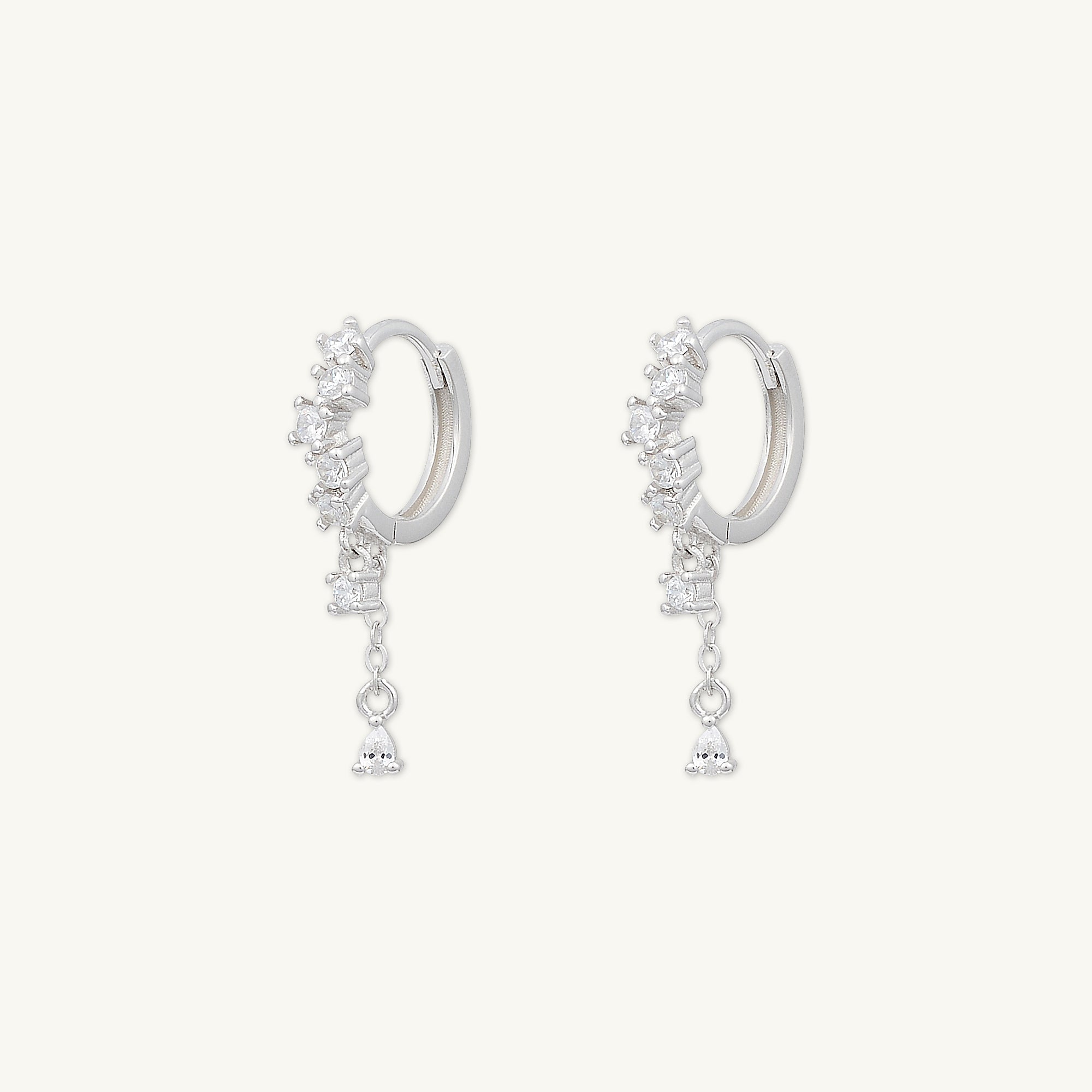 Aura Sapphire Huggie Earrings - Camile & Stone